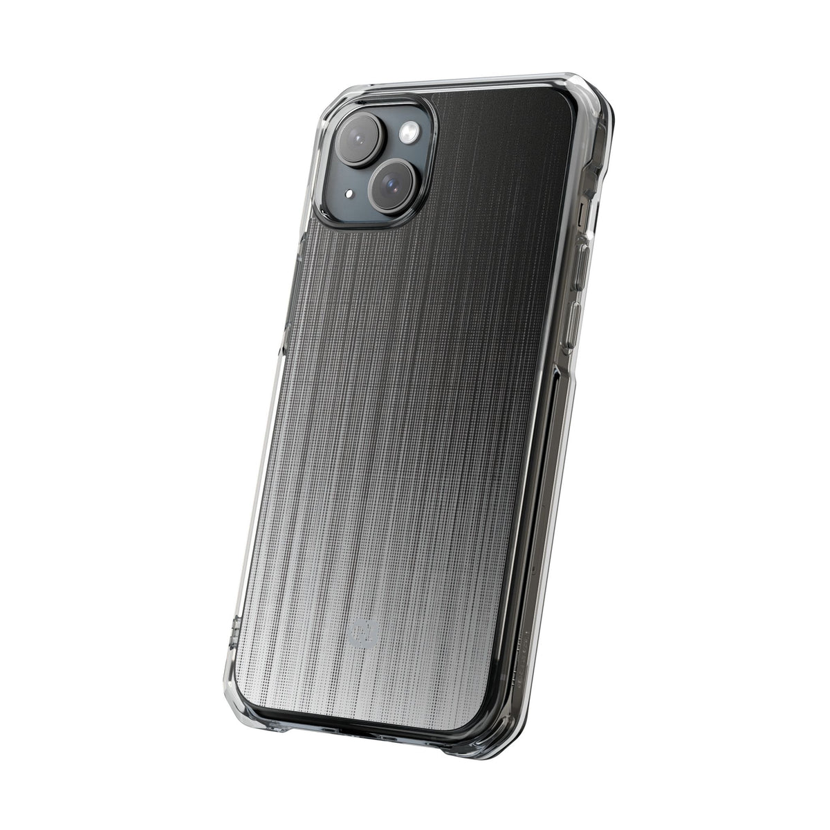 Grey Impact MagSafe Phone Case for iPhone - Static Vertical Dither