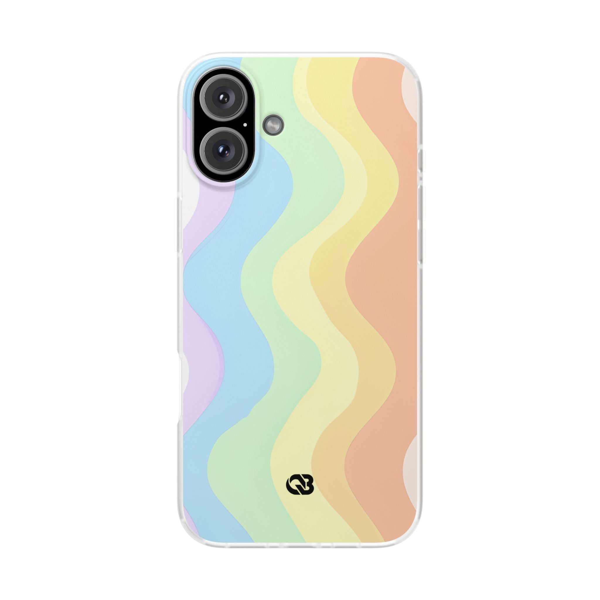 Pastel Ripple Flow · Soft Phone Case for iPhone