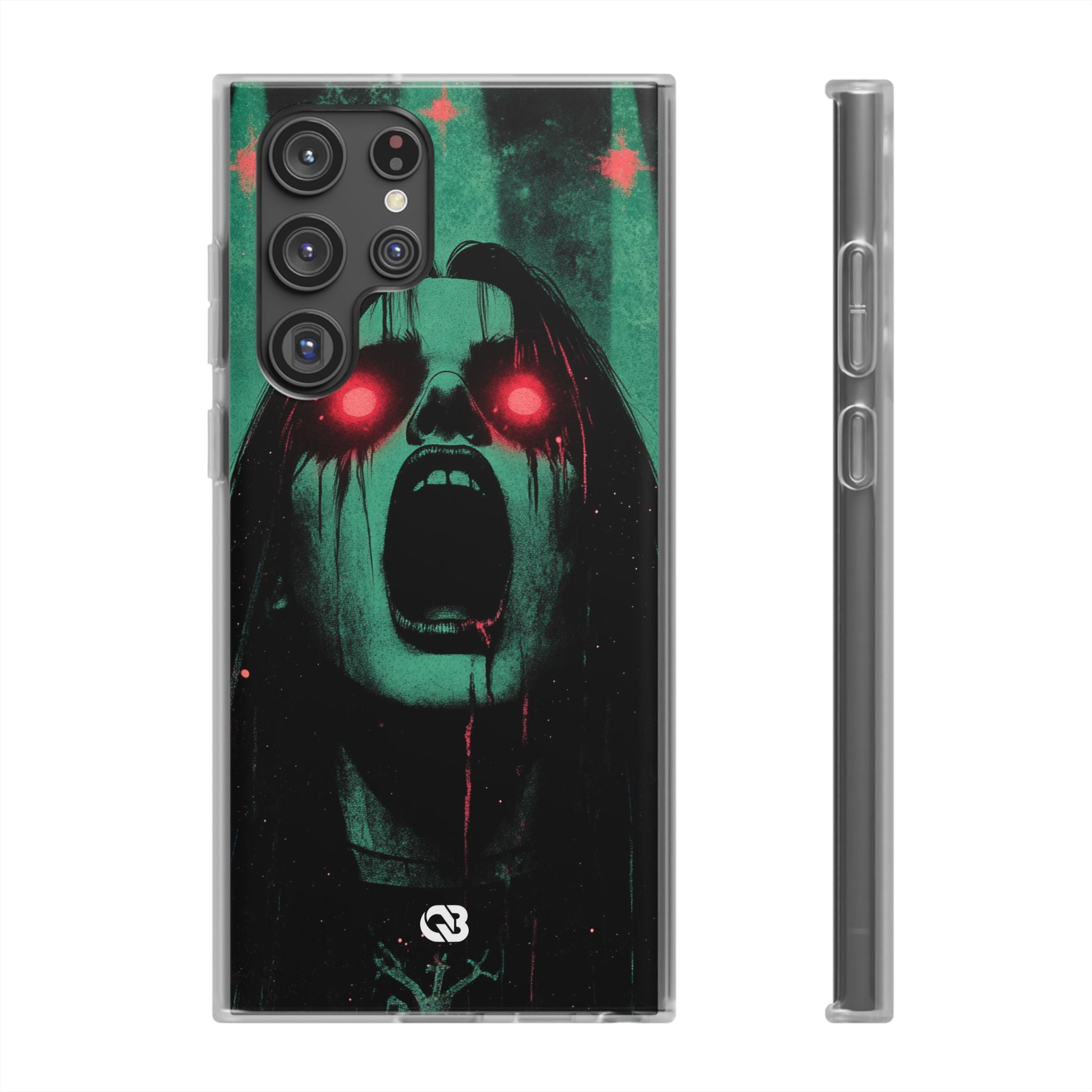 Crimson Emerald Scream · Soft Phone Case for Samsung