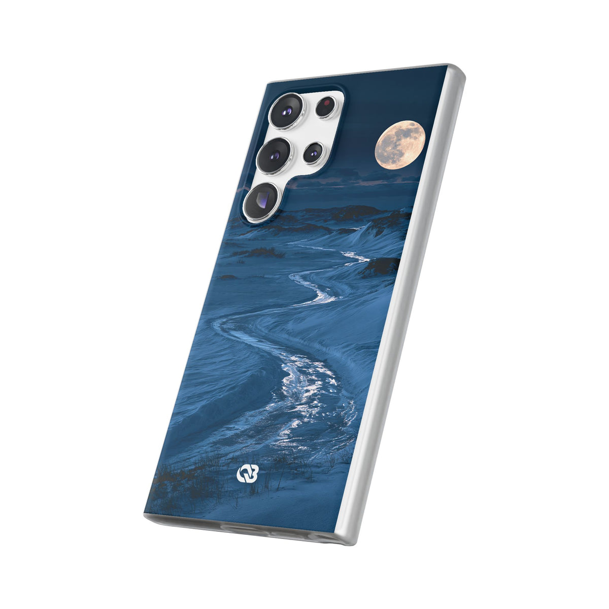 Arctic Moon Drift · Lite Phone Case for Samsung · Blue