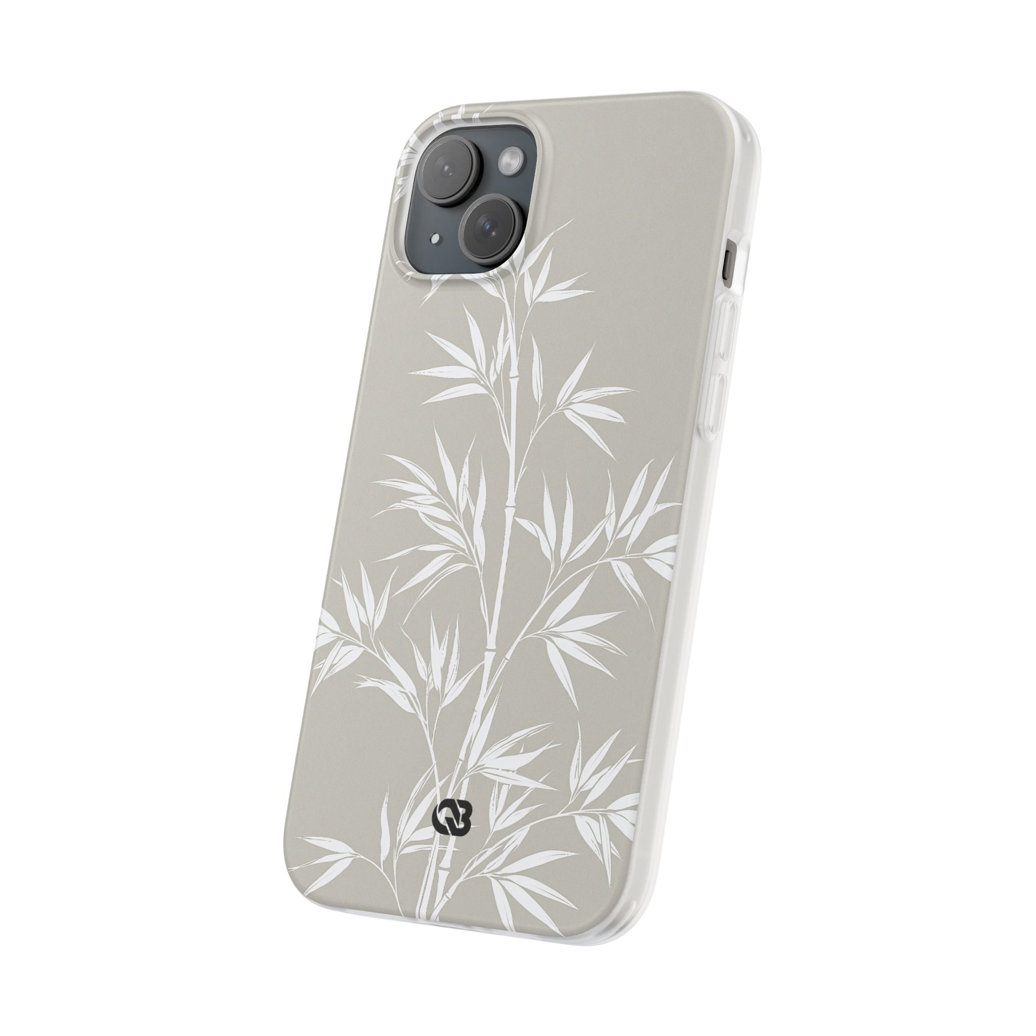 Beige Lite Phone Case for iPhone - Sandstone Bamboo Stalks