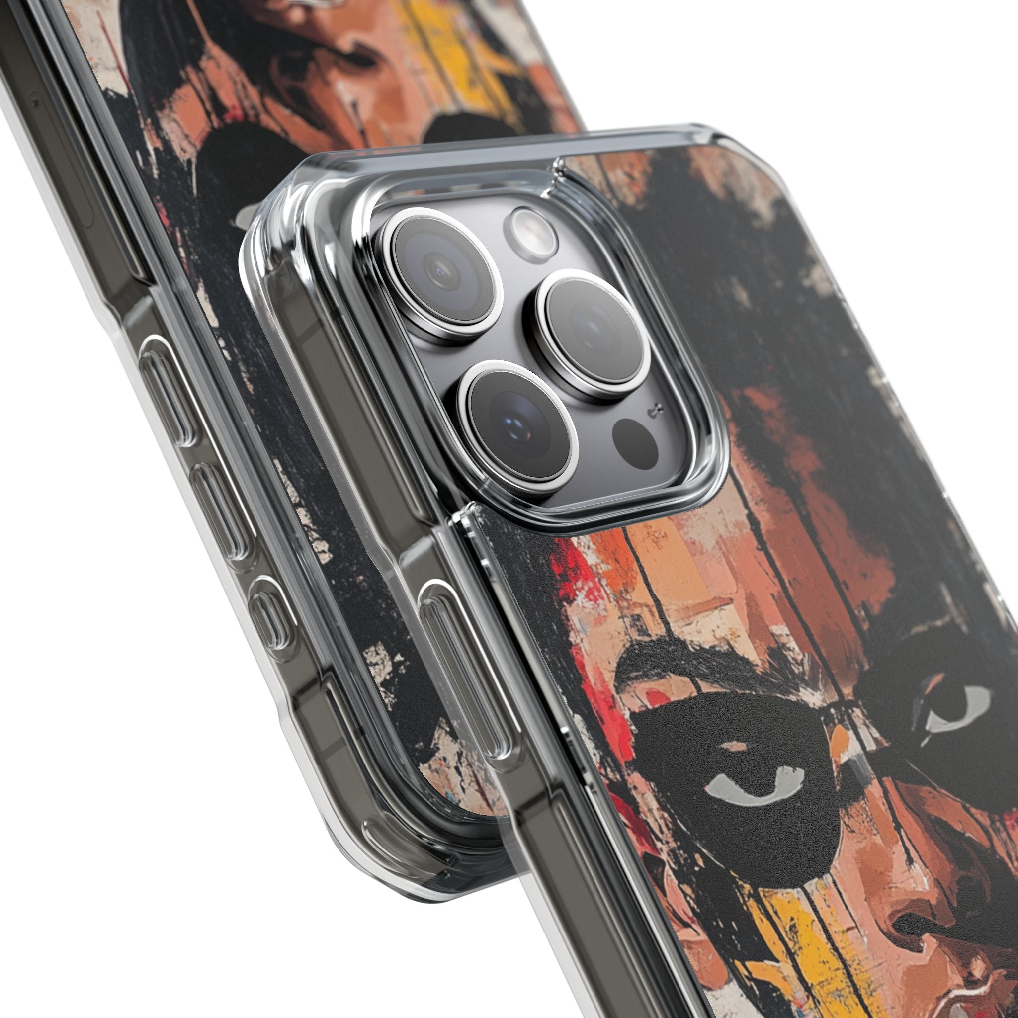 Masked Portrait Drips iPhone 15 Pro Max Case - Impact