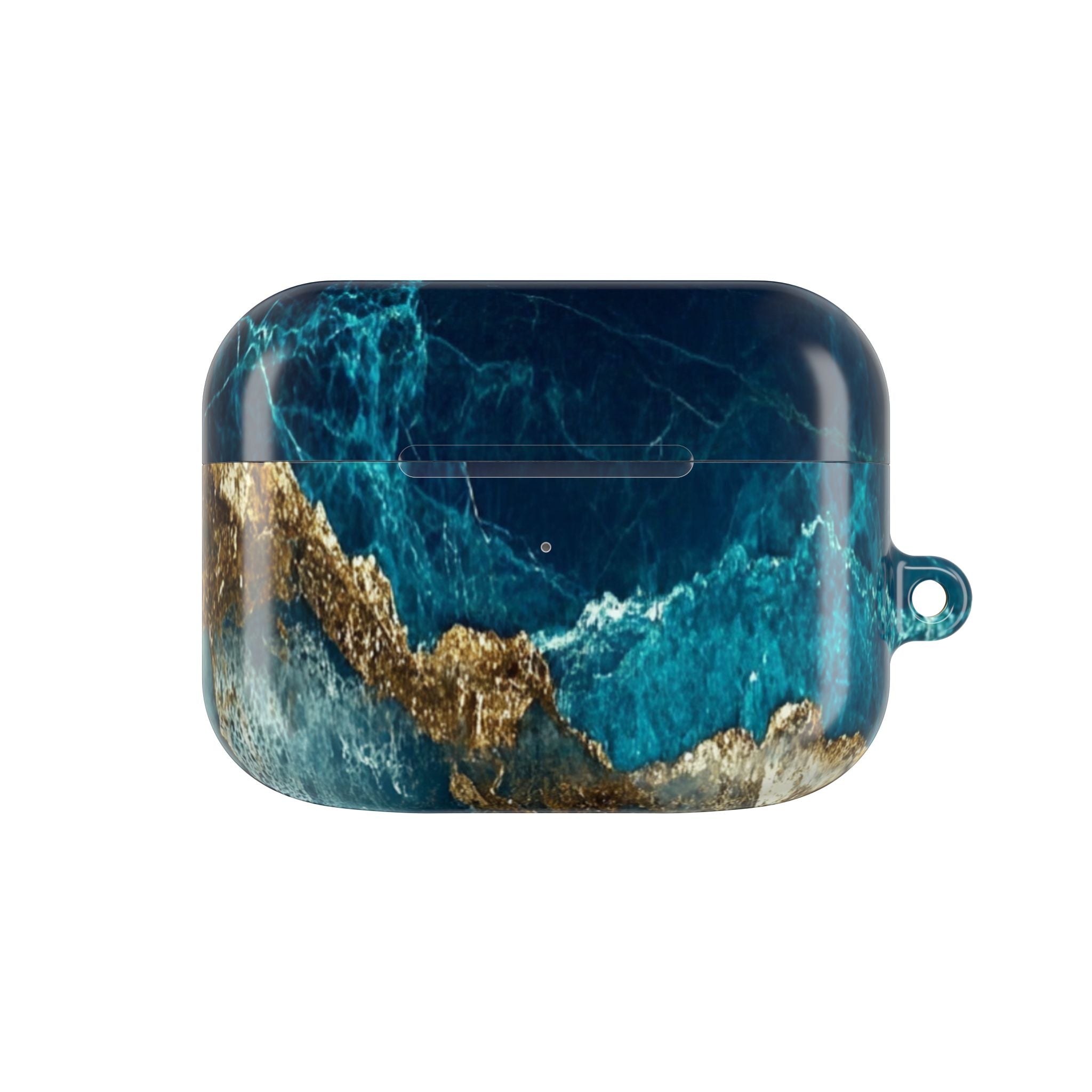 Golden Fracture Teal - AirPods Case