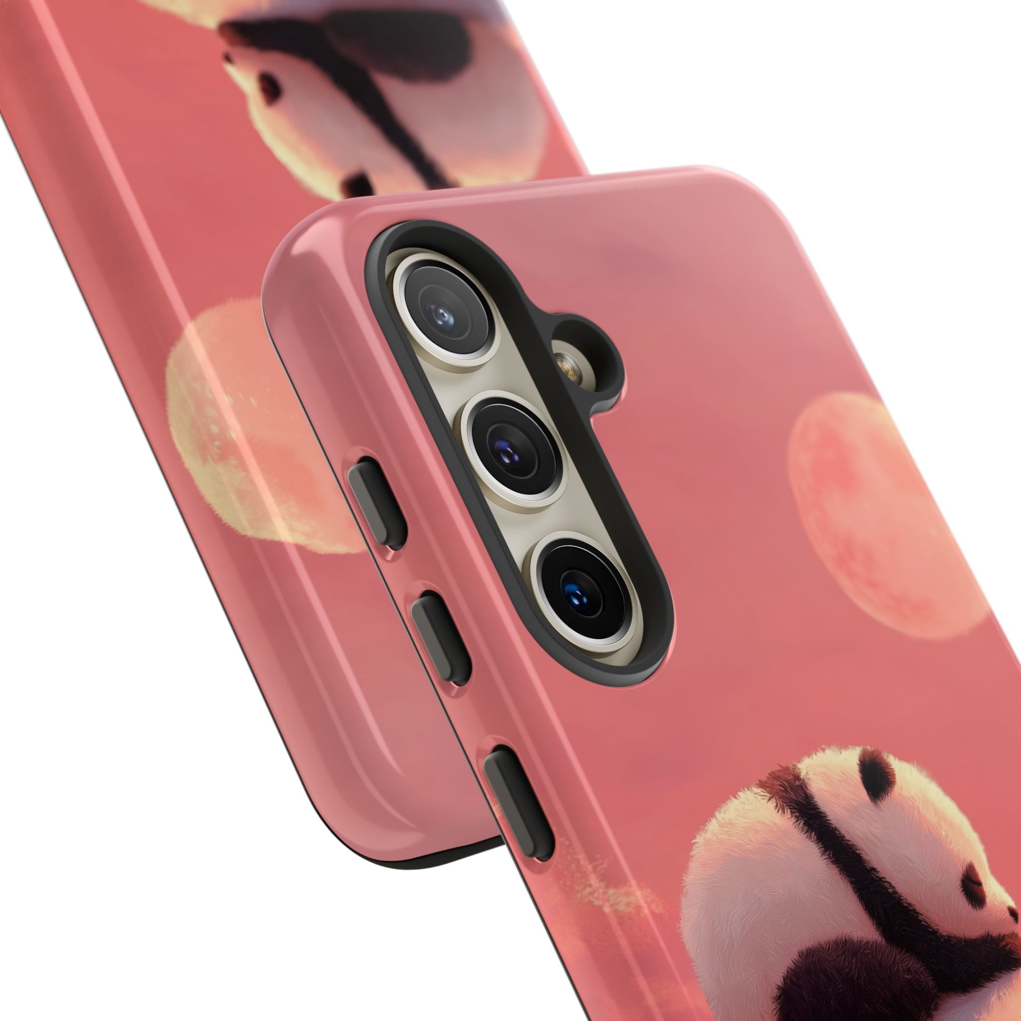 Rose Moon Panda · Tough Coque de téléphone pour Samsung