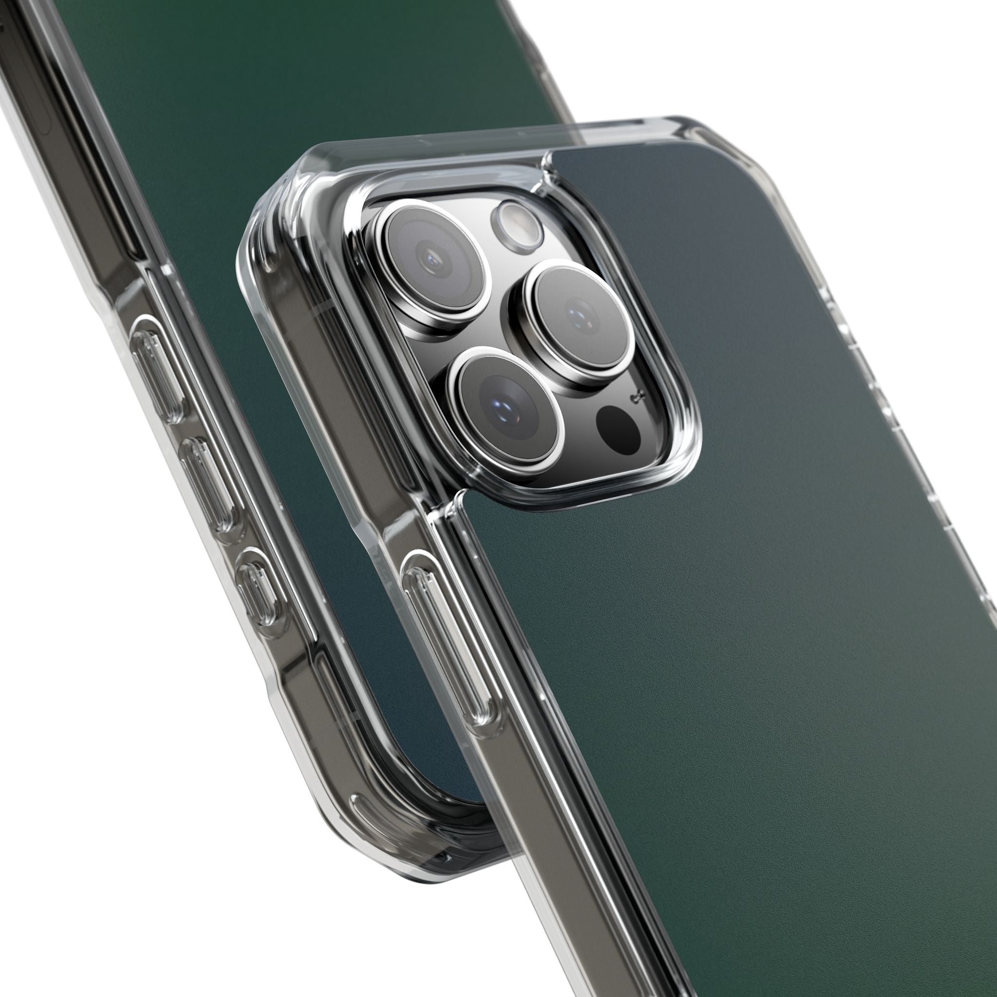 Green Impact MagSafe Phone Case for iPhone - Midnight Pine Horizon