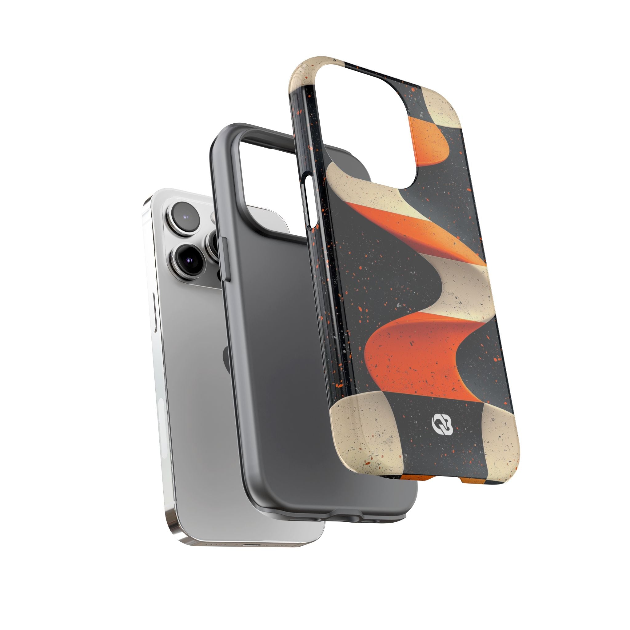 Orange Grit Twist · Tough Phone Case for iPhone