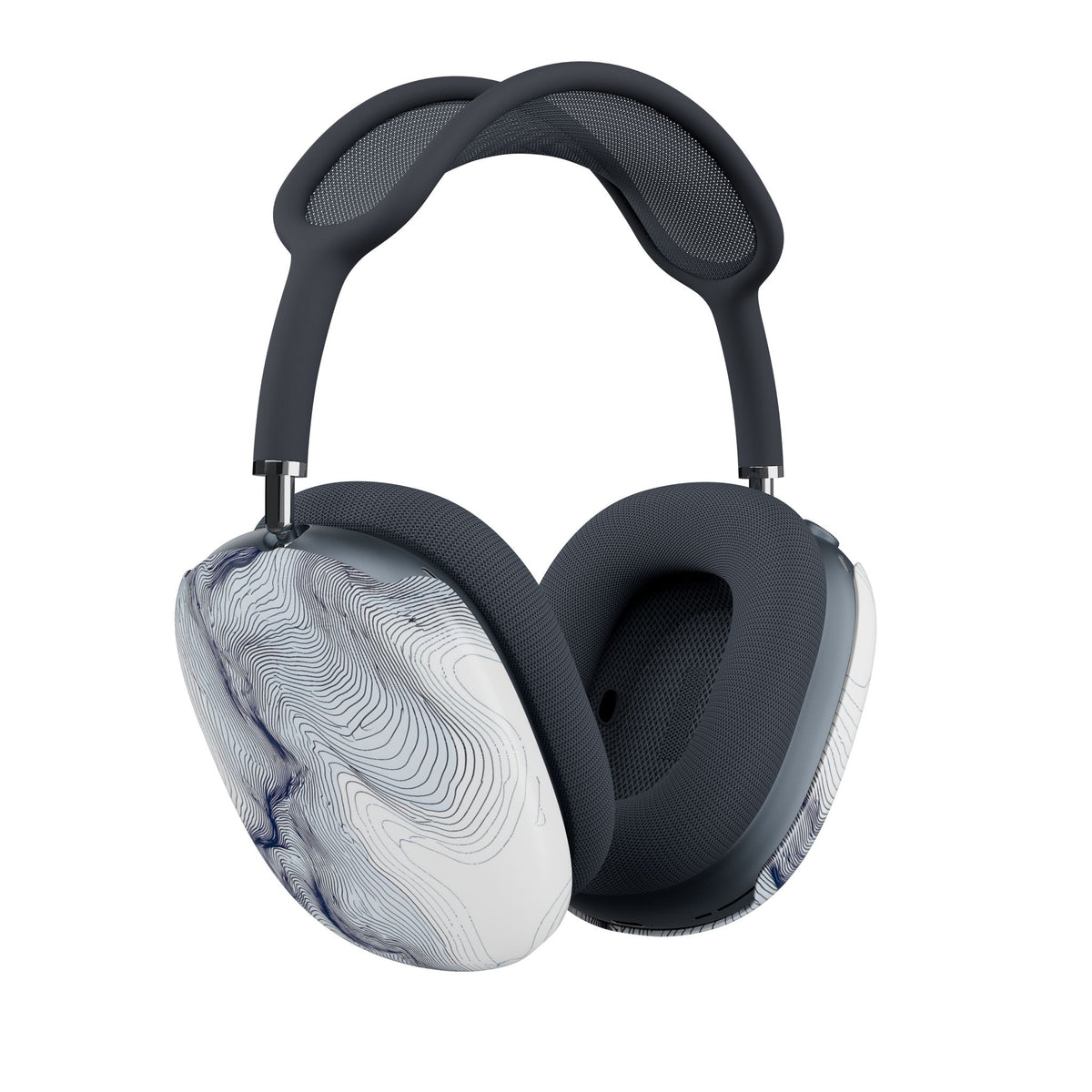 Nordic Ridge Contour · Hard Case for AirPods Max · White