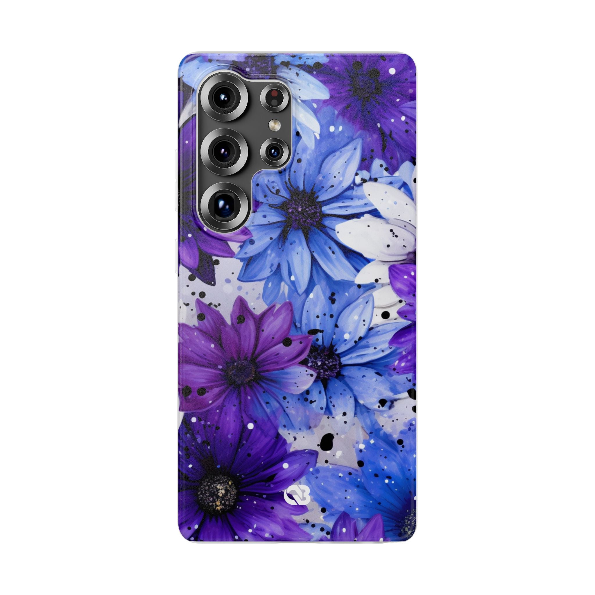 Ink Splatter Blooms · Soft Phone Case for Samsung