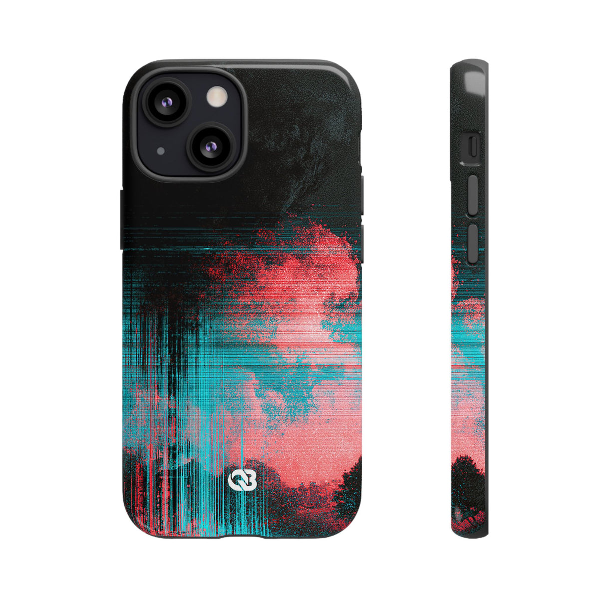 Digital Signal Drift · Tough Phone Case for iPhone · Black
