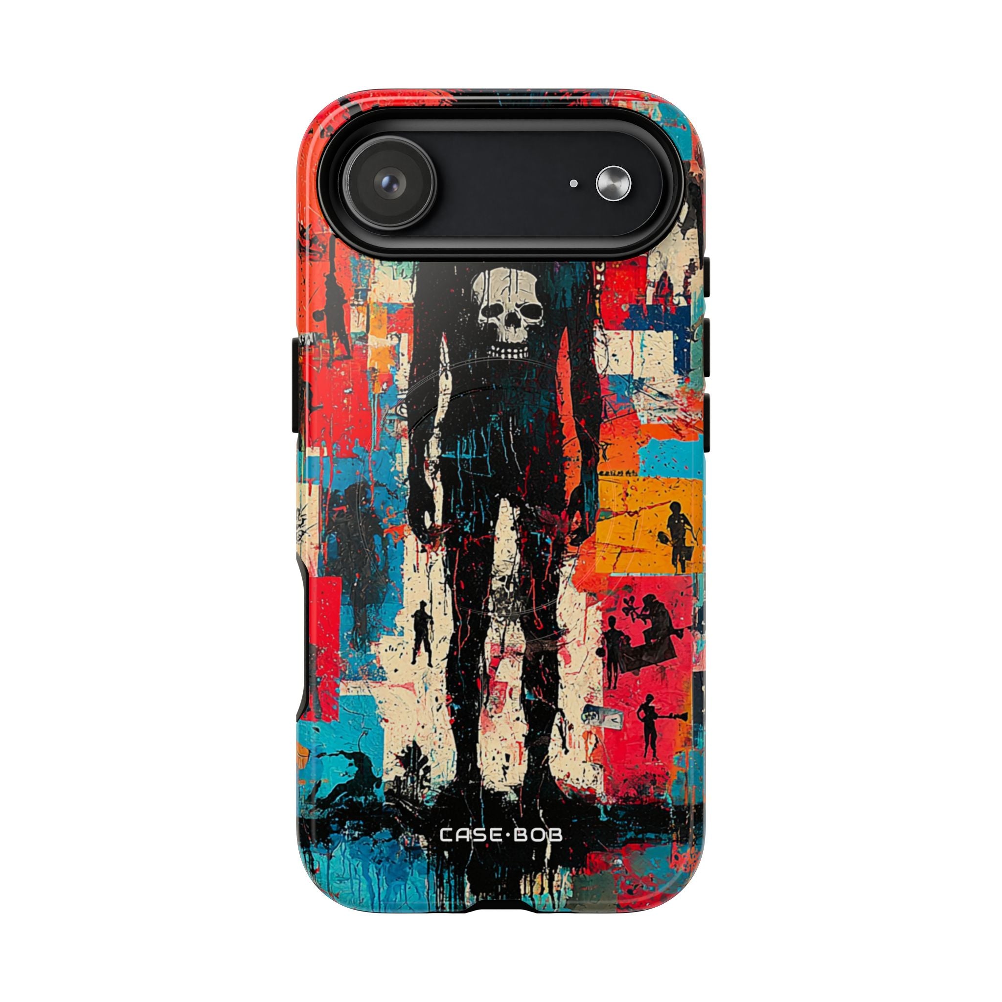 Spiky Skull Silhouette iPhone 17 Air Case - Tough+ - CASE•BOB