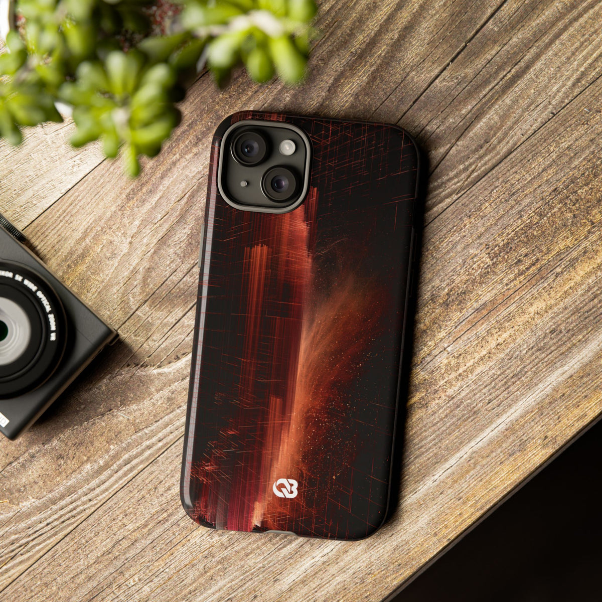 Luminous Monolith · Tough Phone Case for iPhone · Black