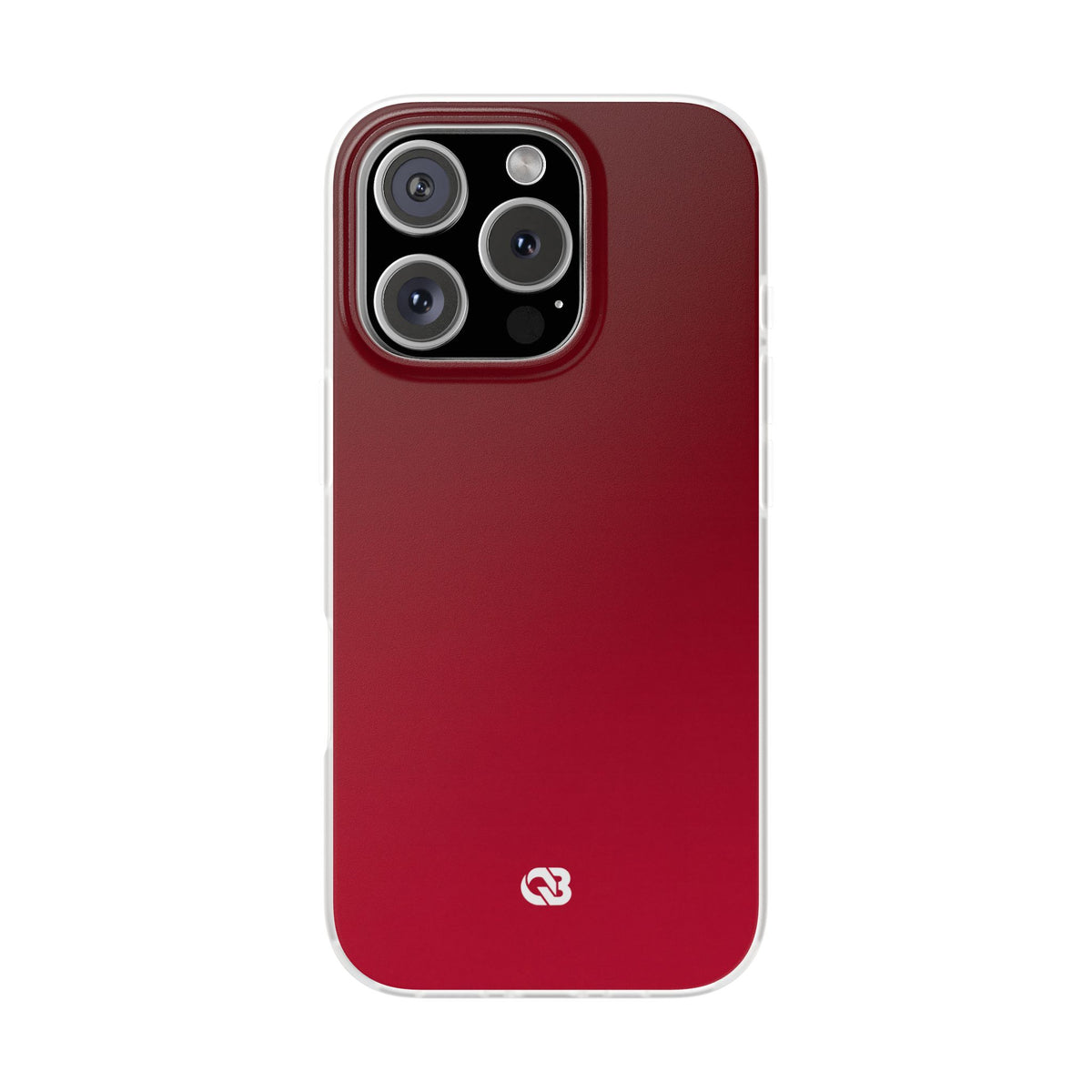 Red Lite Phone Case for iPhone - Crimson Velvet Fade