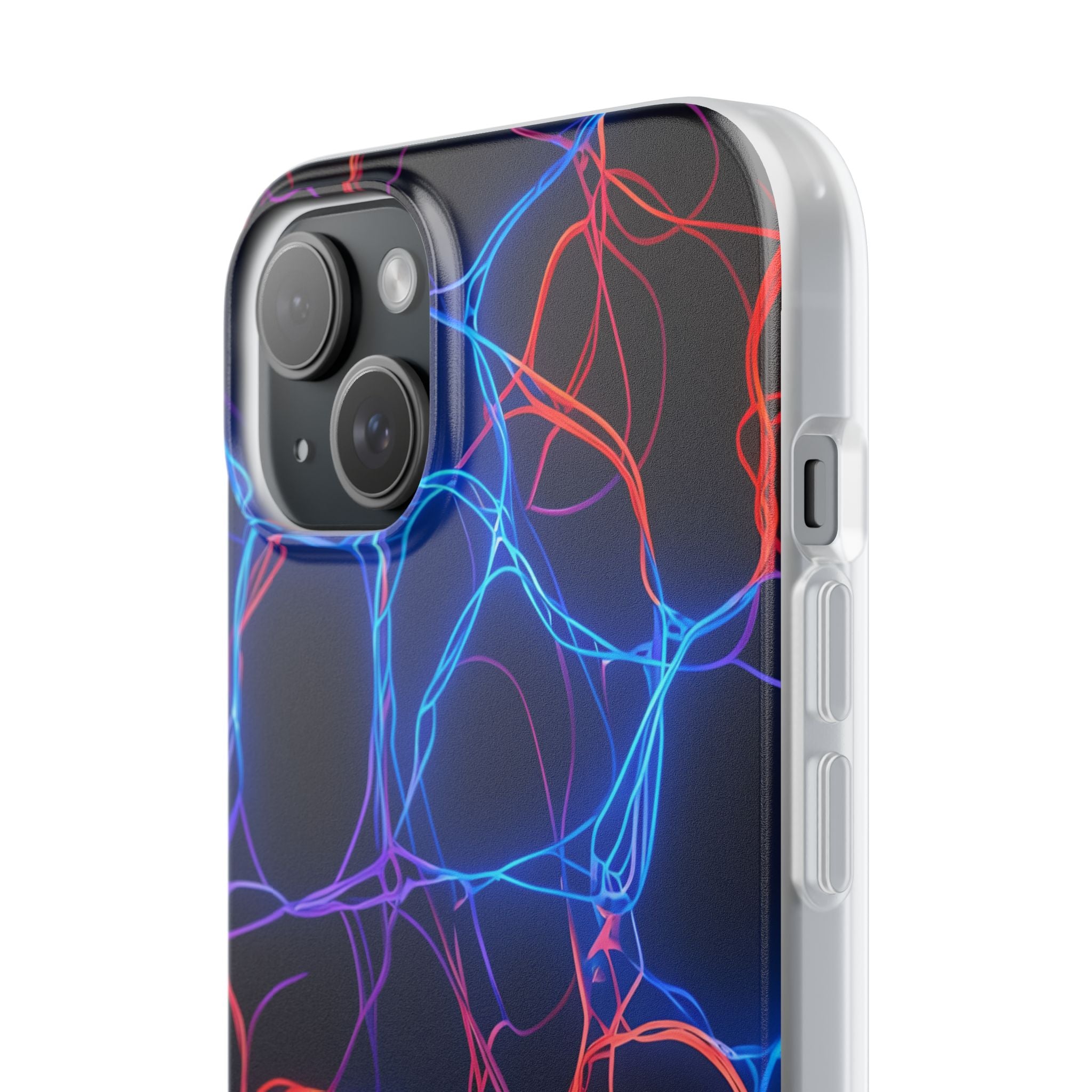 Electric Synapse Glow · Soft Handyhülle für iPhone