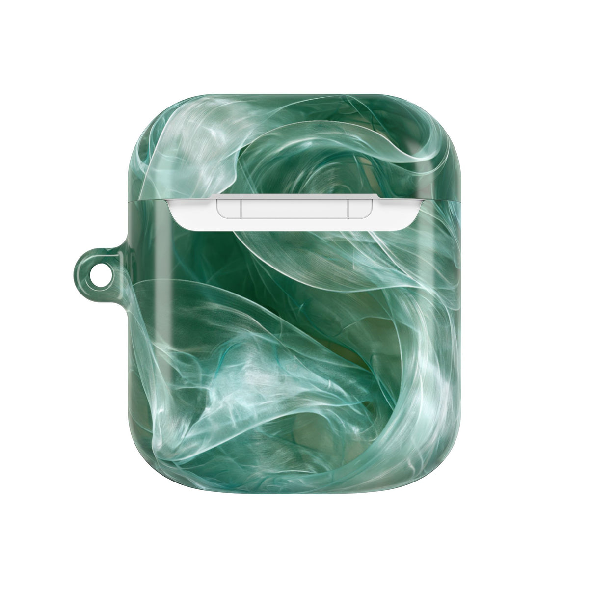 Translucent Aqua Flow · Hard Case for AirPods & AirPods Pro · Teal