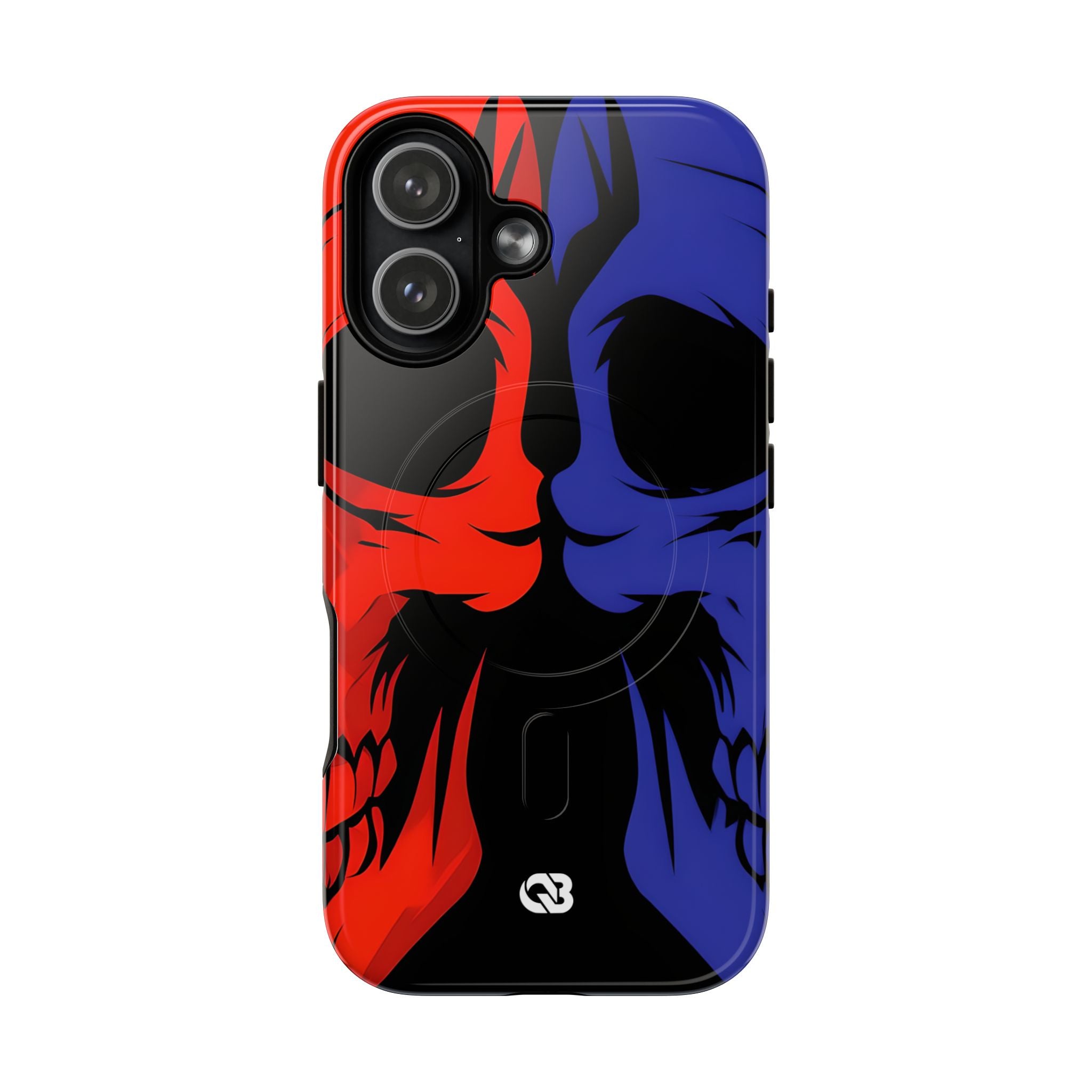 Crimson Cobalt Skulls · Tough+ Phone Case for iPhone · Magsafe