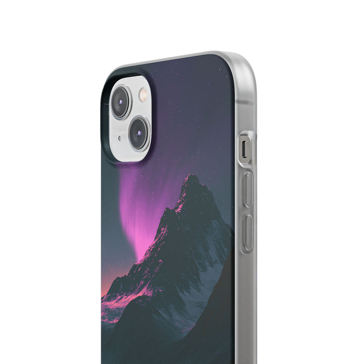 Arctic Aurora Summit · Lite Phone Case for iPhone · Black