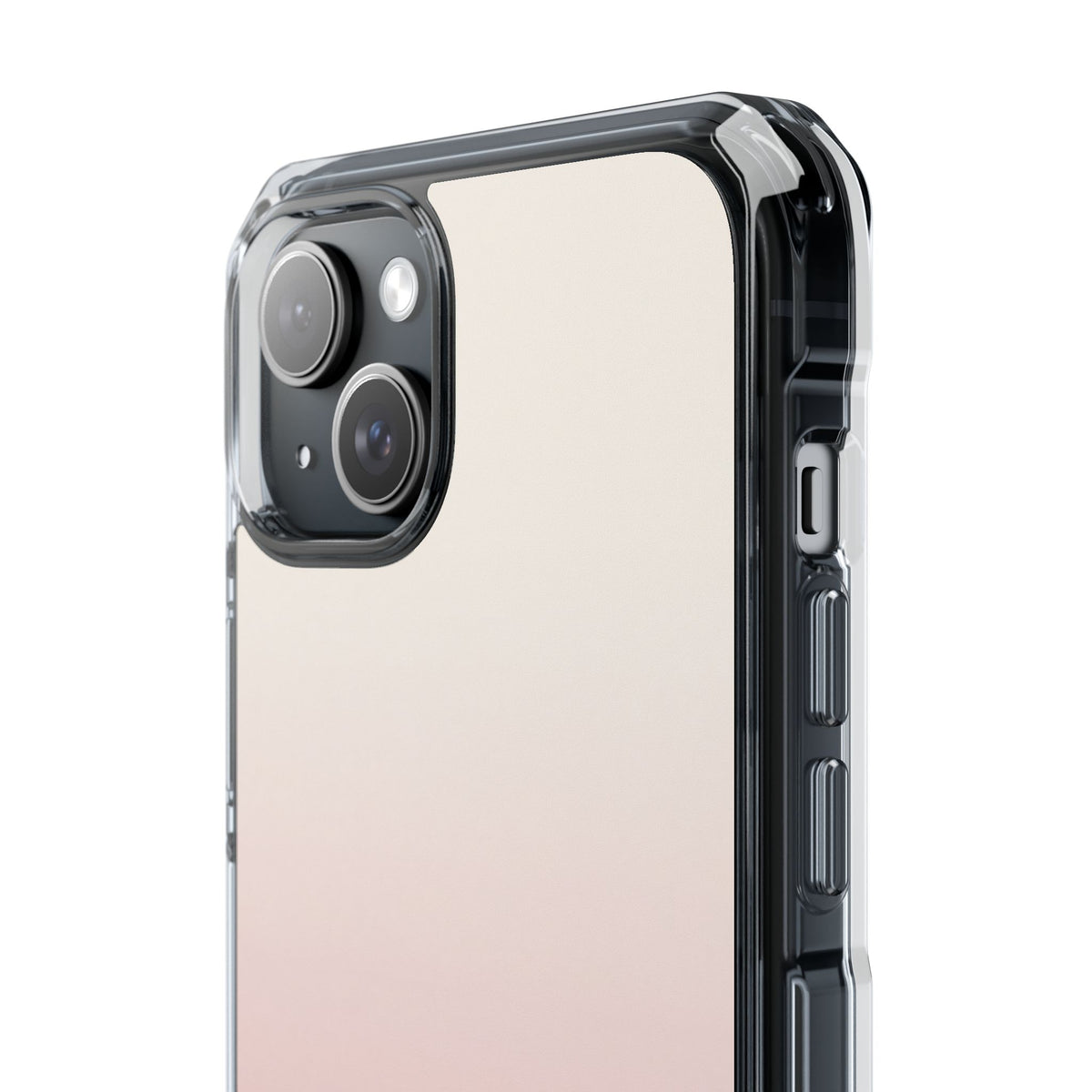 Blush Horizon · Clear Impact Magnetic Phone Case for iPhone · Pink
