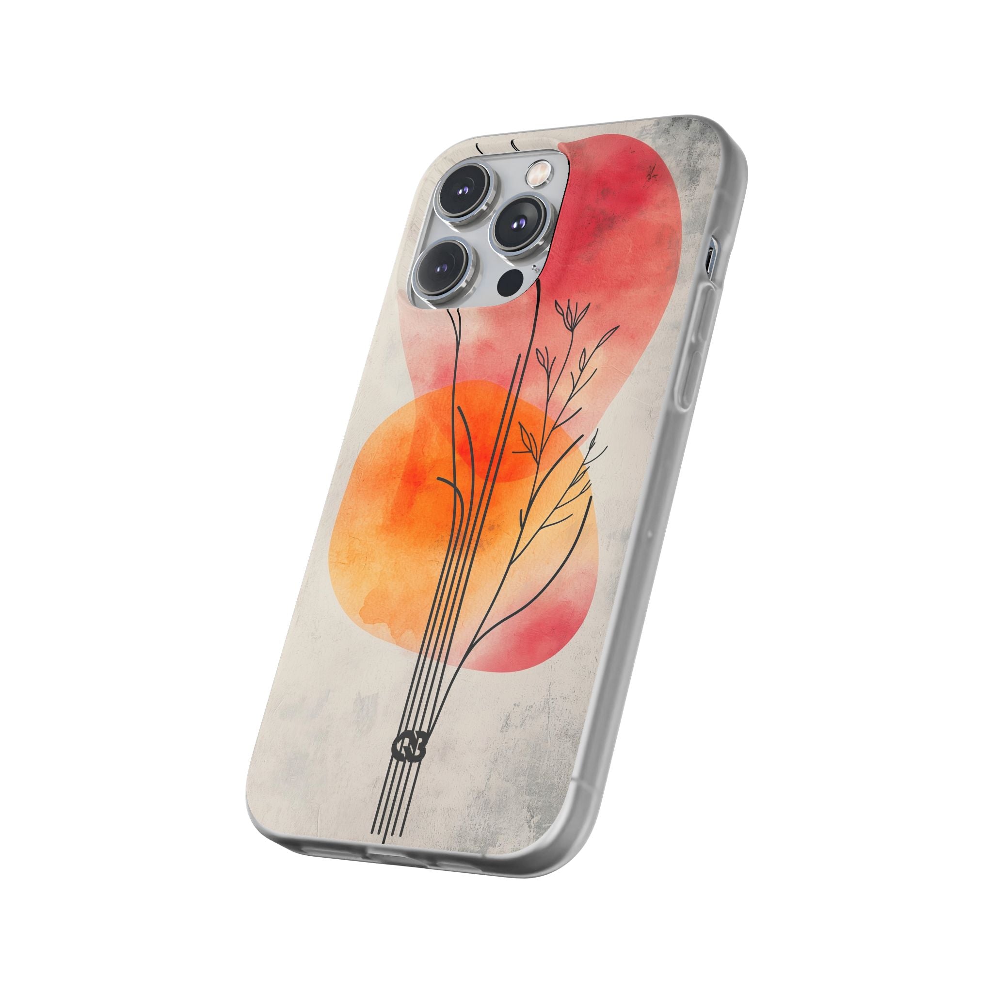 Crimson Bloom Lineage · Soft Phone Case for iPhone