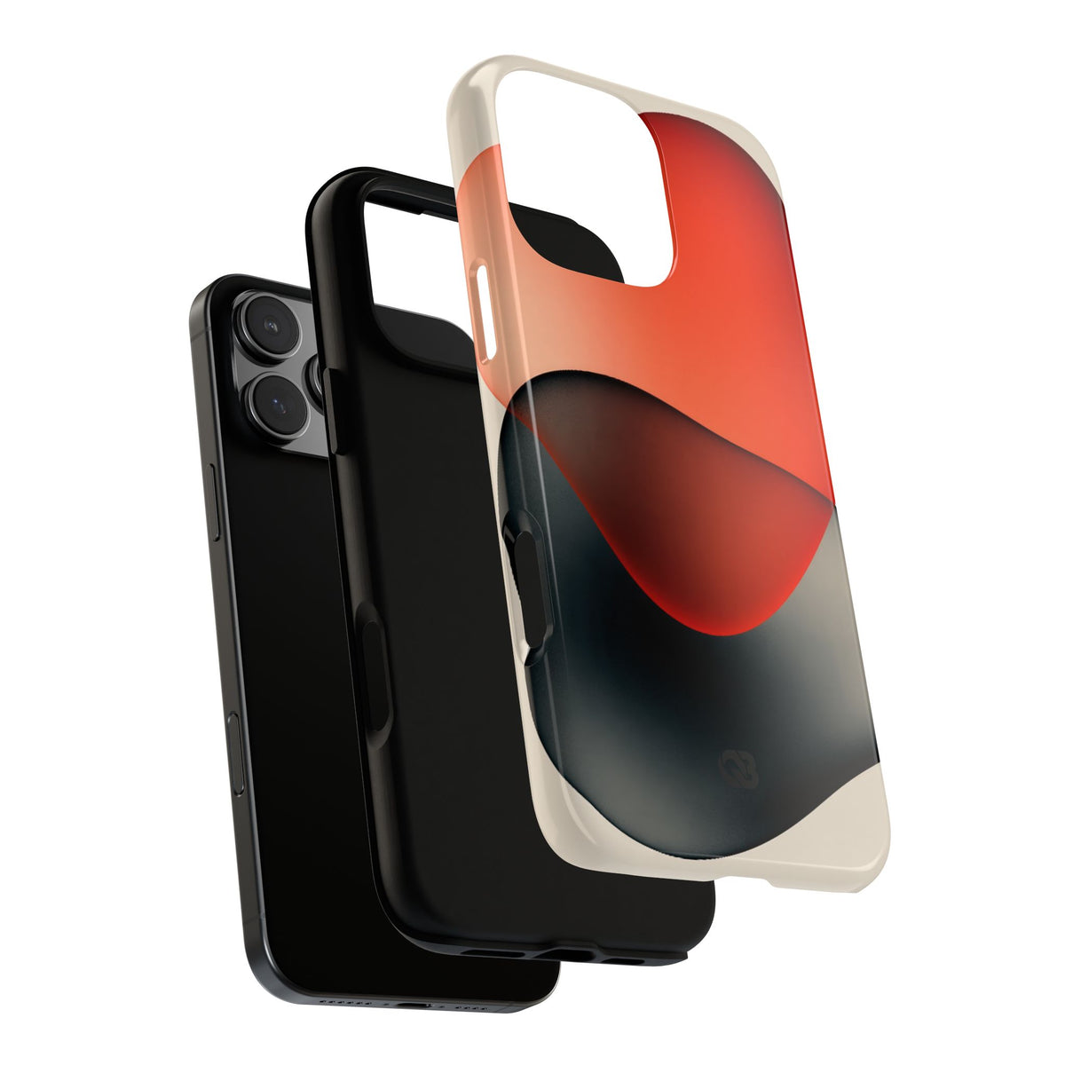 Translucent Crimson Form · Tough Phone Case for iPhone · Red