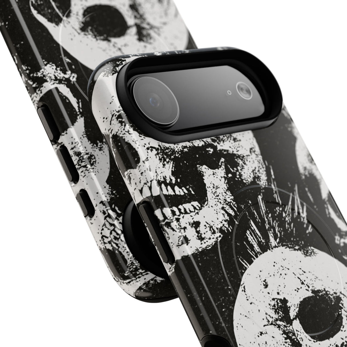 Punk Skull Riot · Tough 2.0 Magnetic Phone Case for iPhone · Black