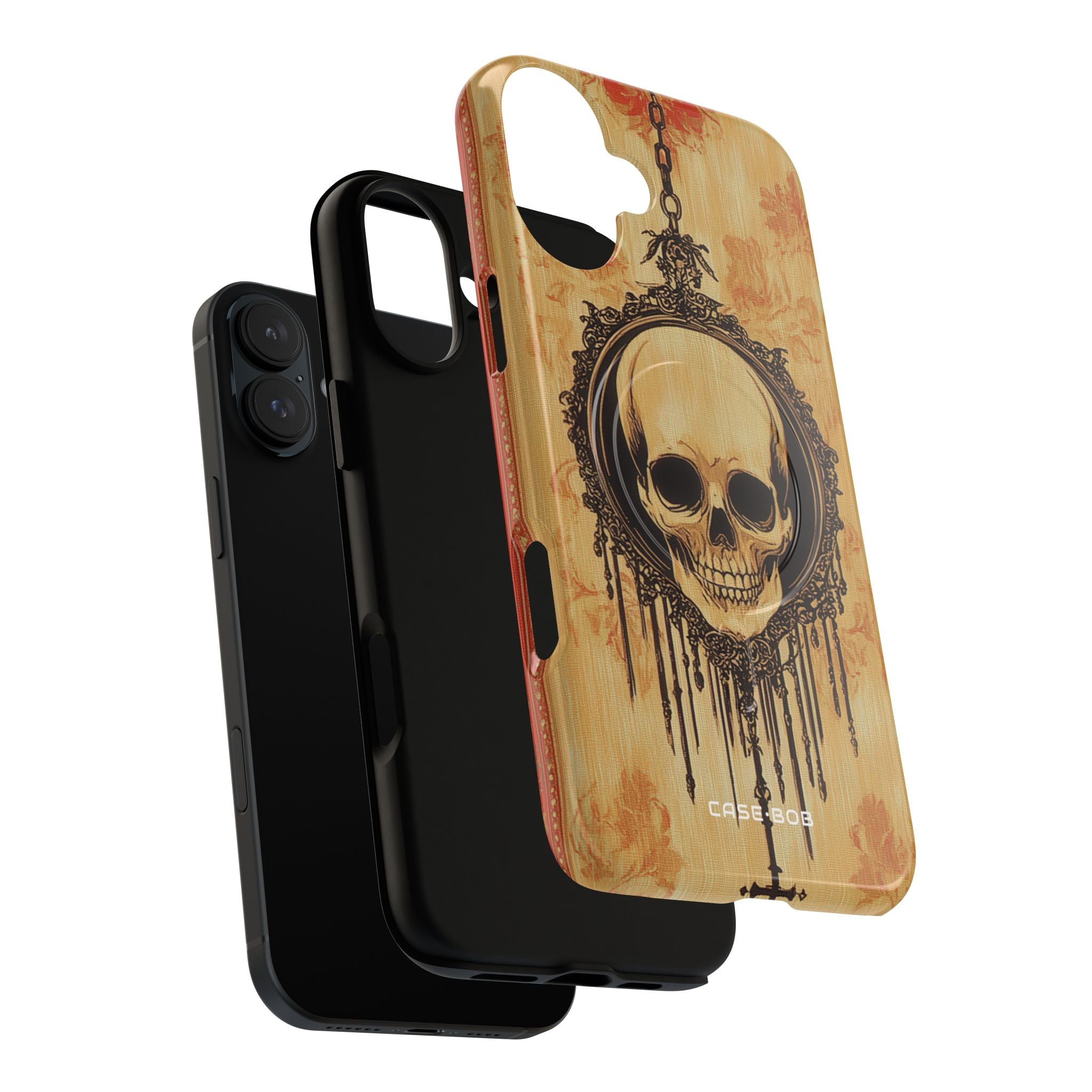 Skull Pendant iPhone 16 Plus Skal - Tough+