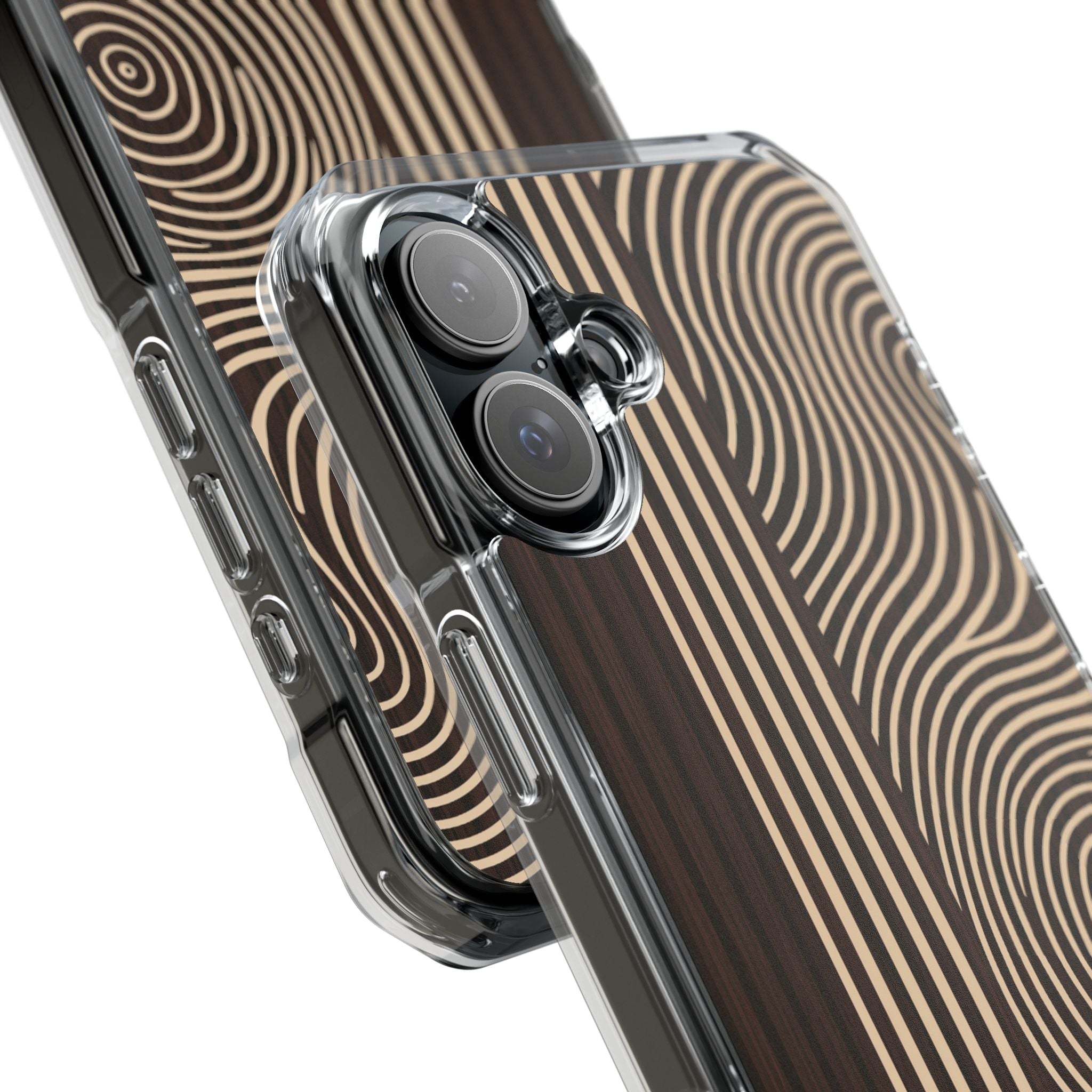 Brown Impact MagSafe Phone Case for iPhone - Espresso Sand Ridge