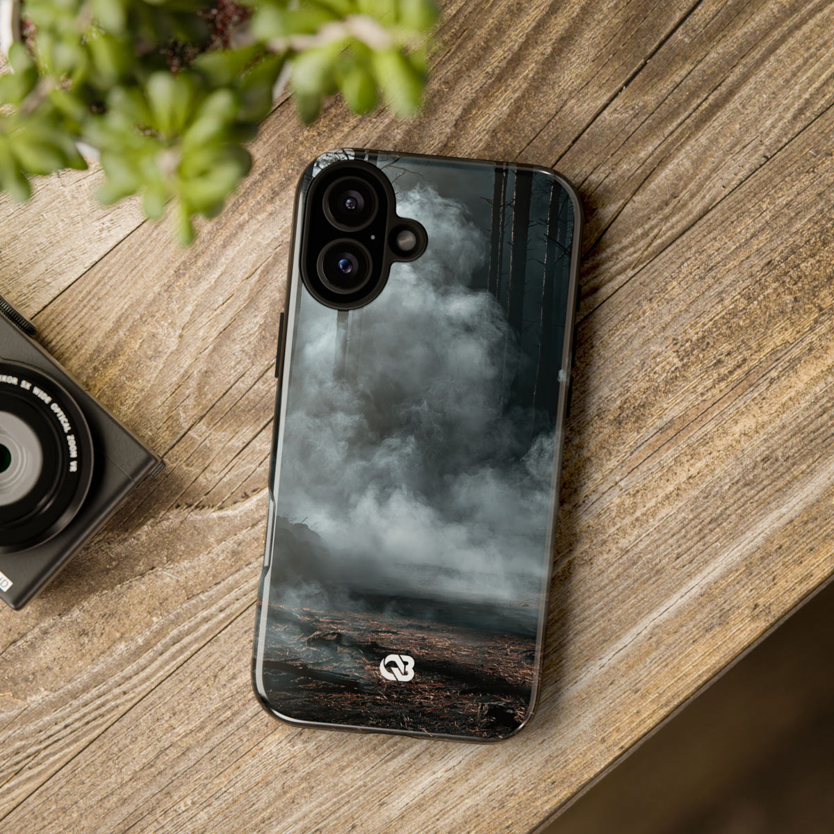 Shadowed Pine Mist · Tough Phone Case for iPhone · Black