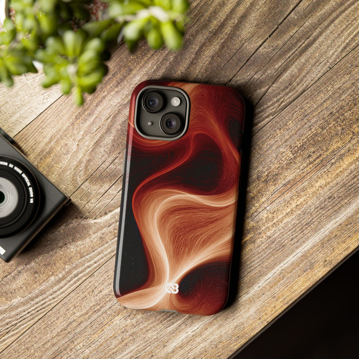 Solar Ember Flow · Tough Phone Case for iPhone · Orange