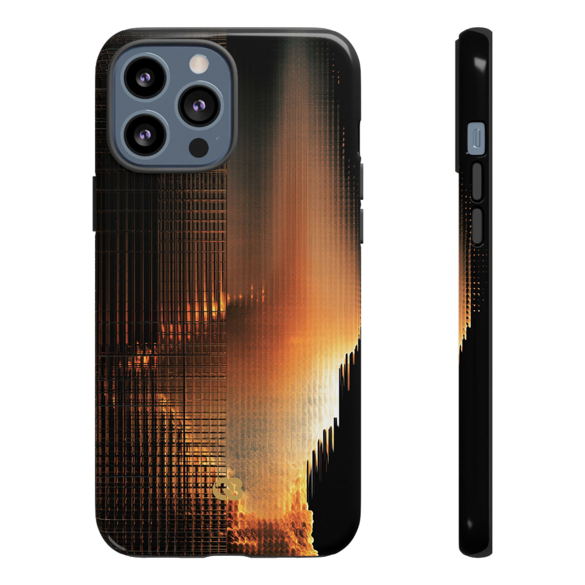 Luminous Grid · Tough Phone Case for iPhone · Black
