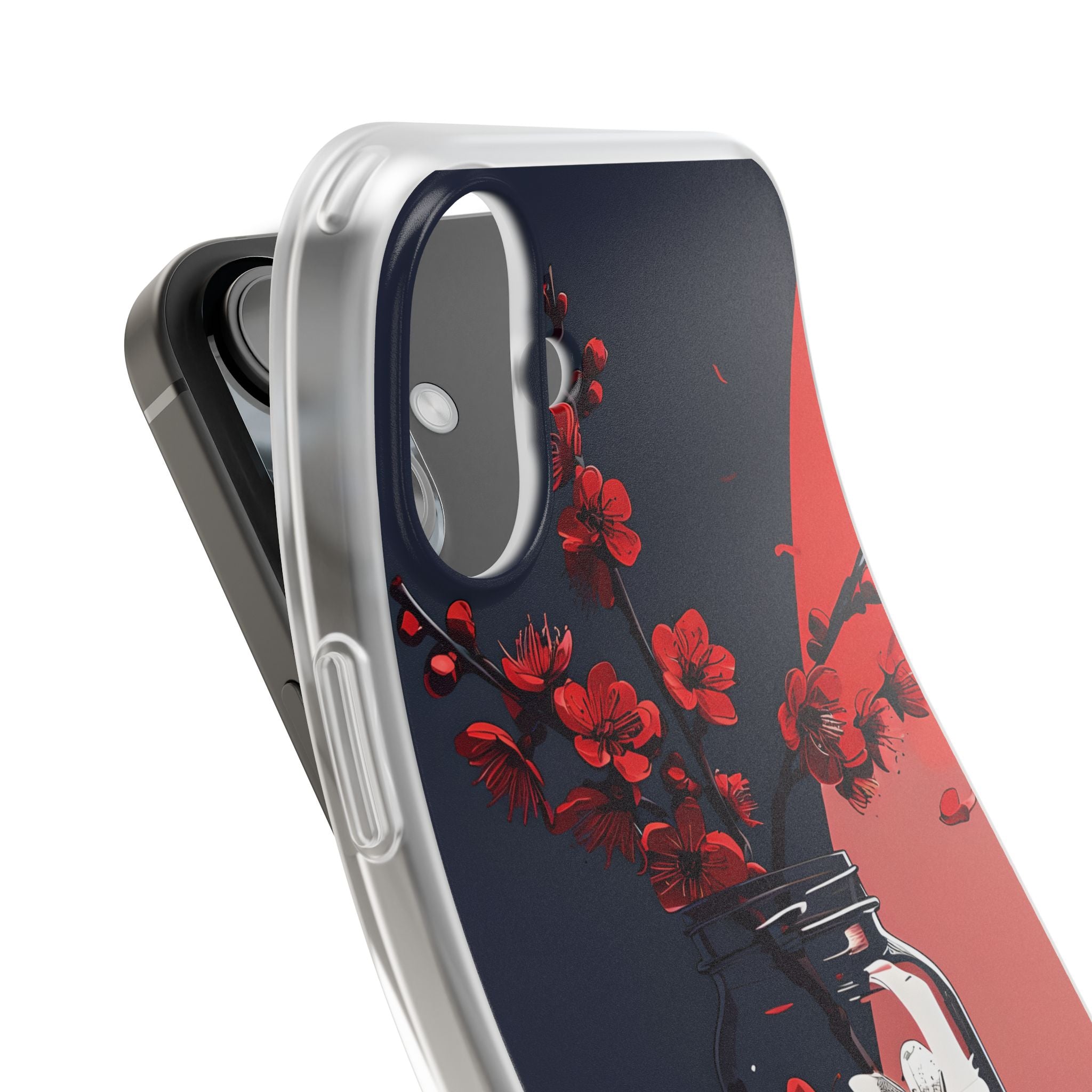 Crimson Blossom Jar · Soft Coque de téléphone pour iPhone