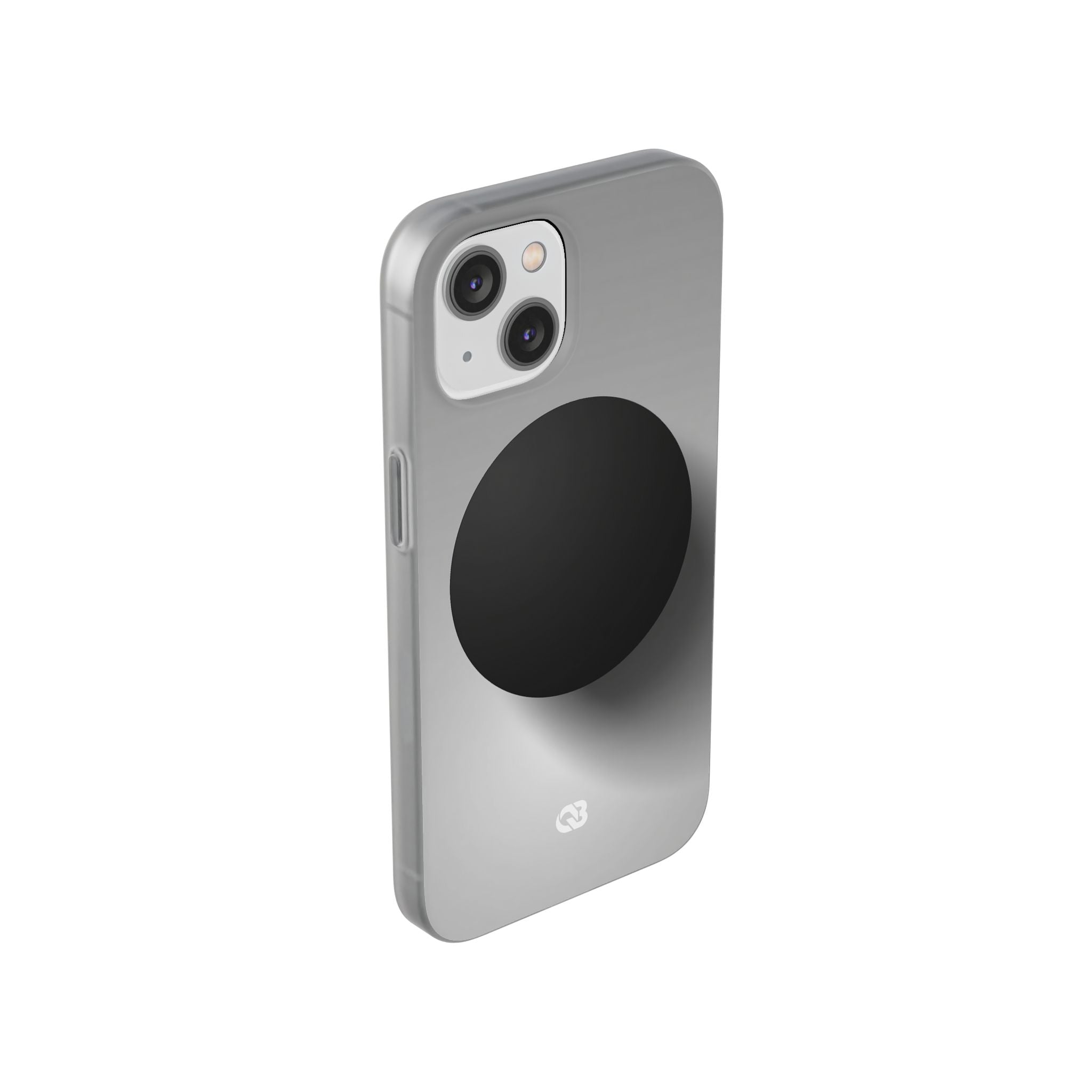 Grey Lite Phone Case for iPhone - Matte Onyx Sphere