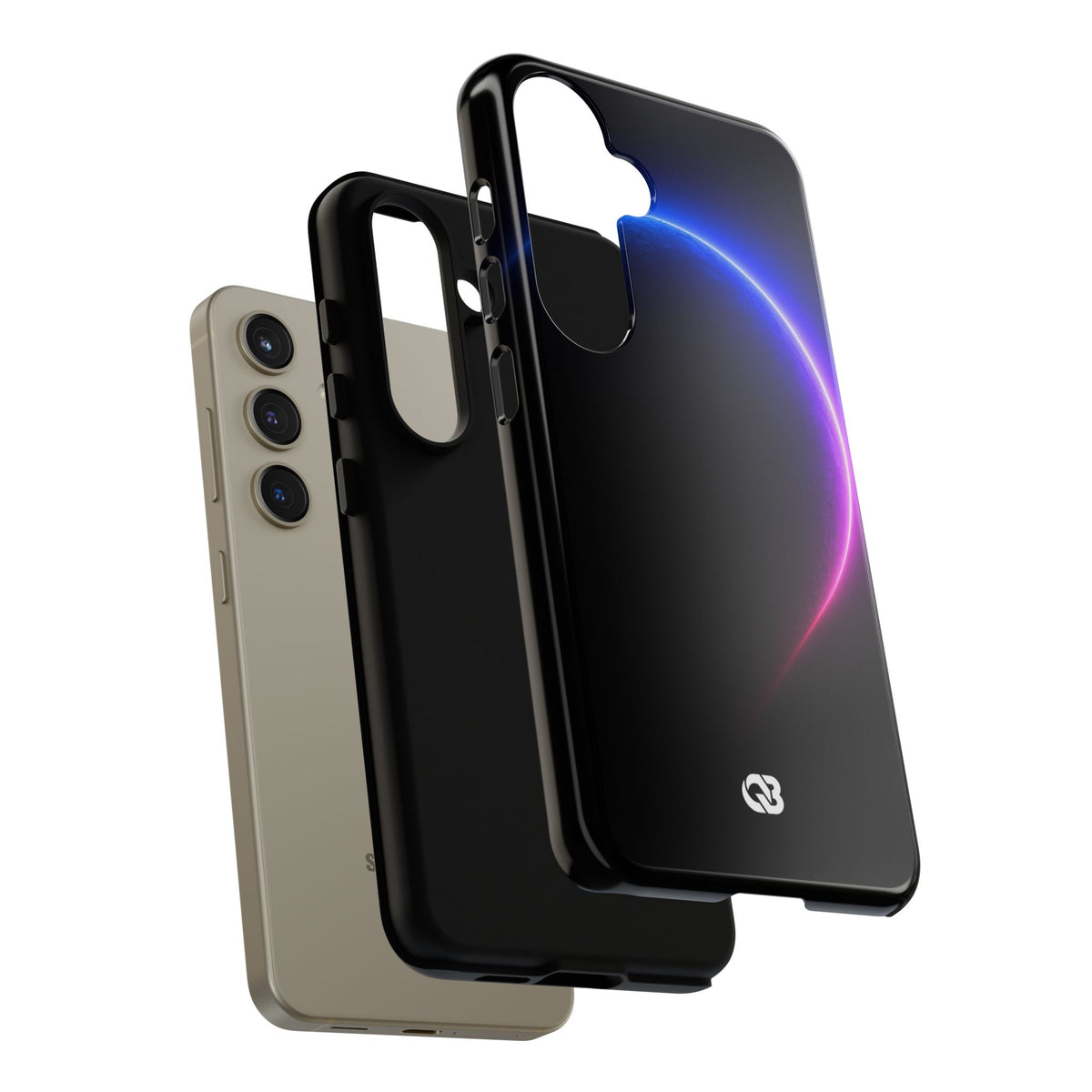 Luminous Eclipse · Tough Phone Case for Samsung · Black