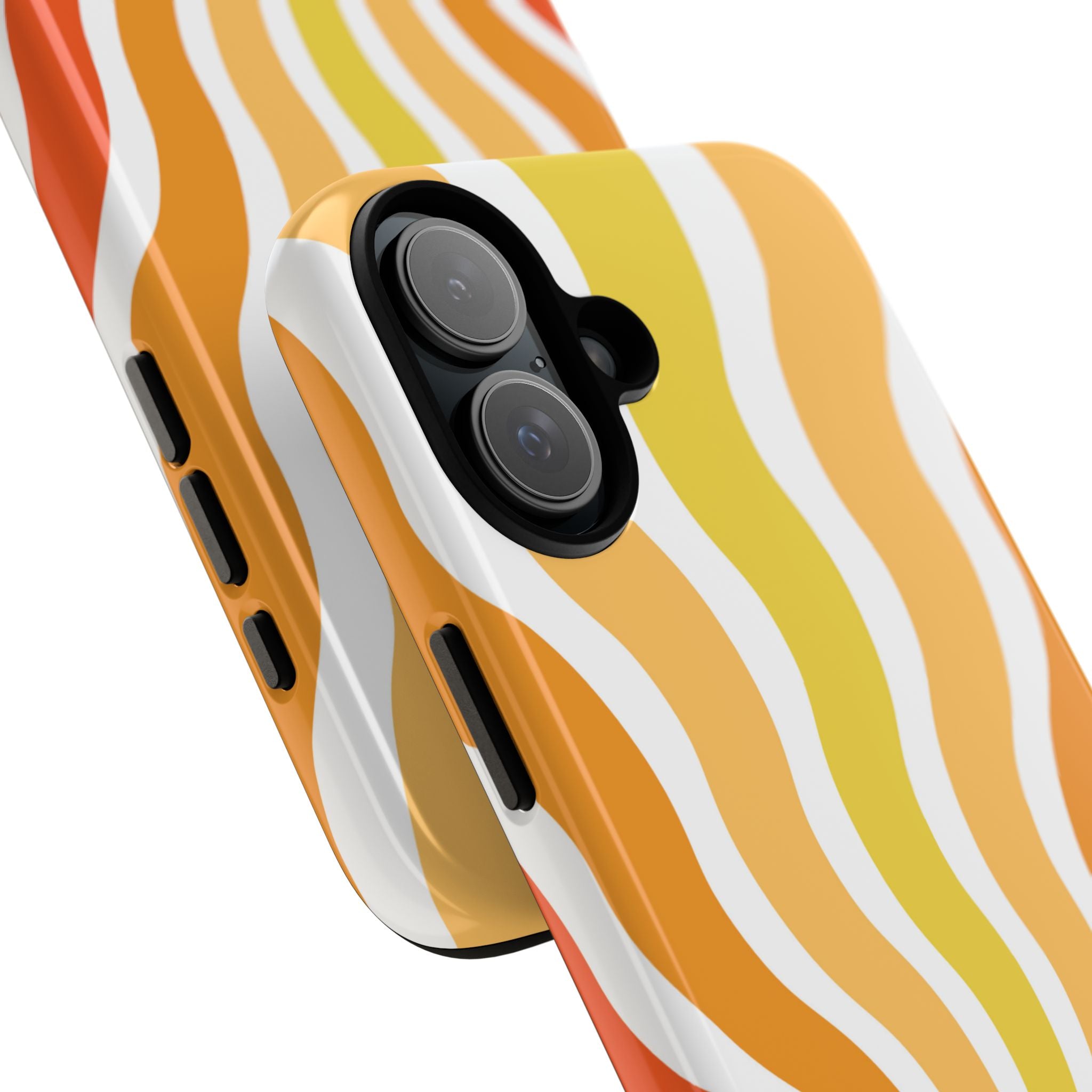 Amber Solar Waves · Tough Phone Case for iPhone