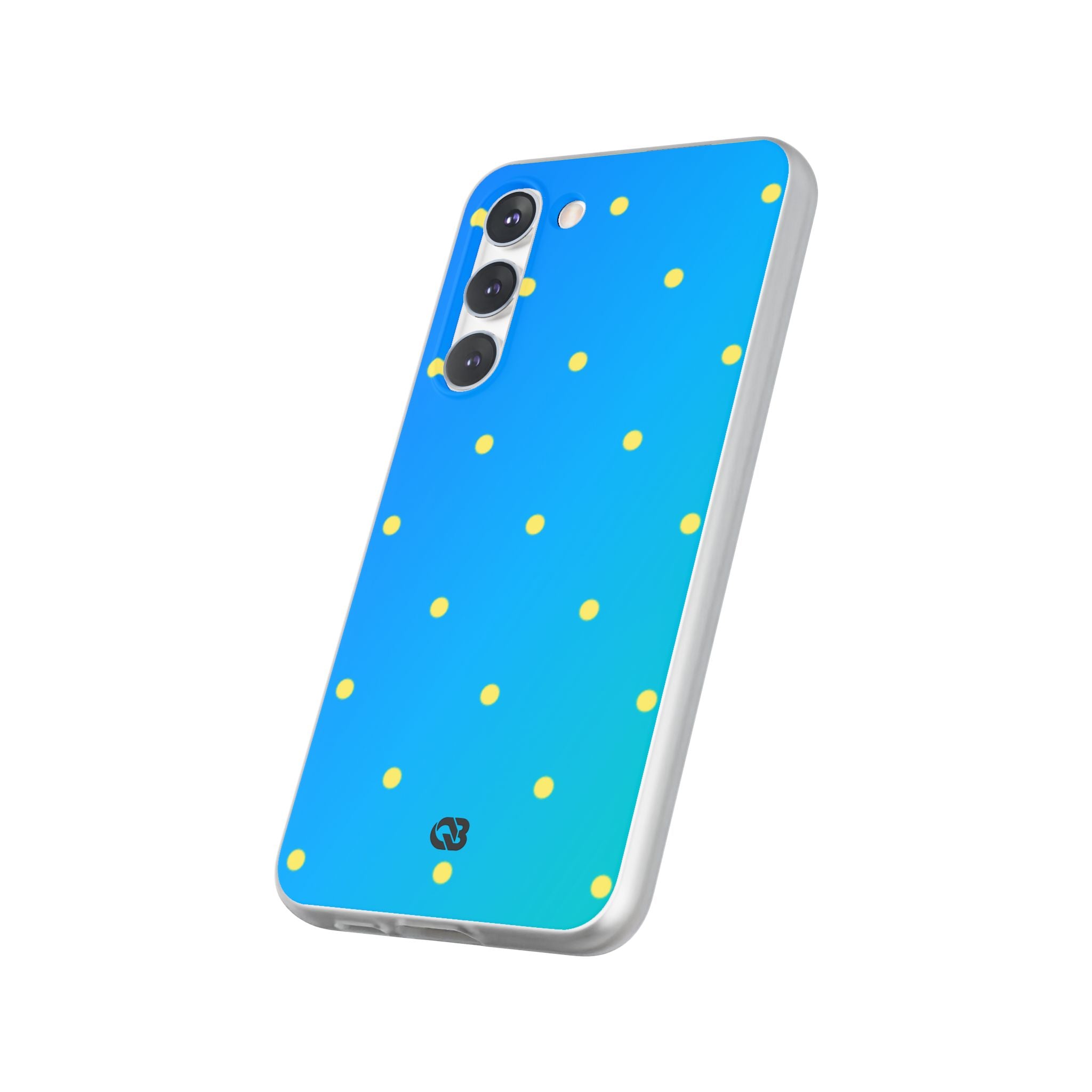 Cyan Sun Dots · Soft