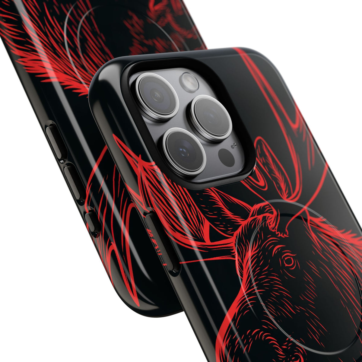 Nordic Elk · Tough 2.0 Magnetic Phone Case for iPhone · Black
