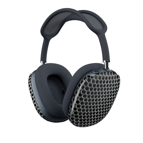 Brushed Perforated Steel · Hard Case for AirPods Max · Silver