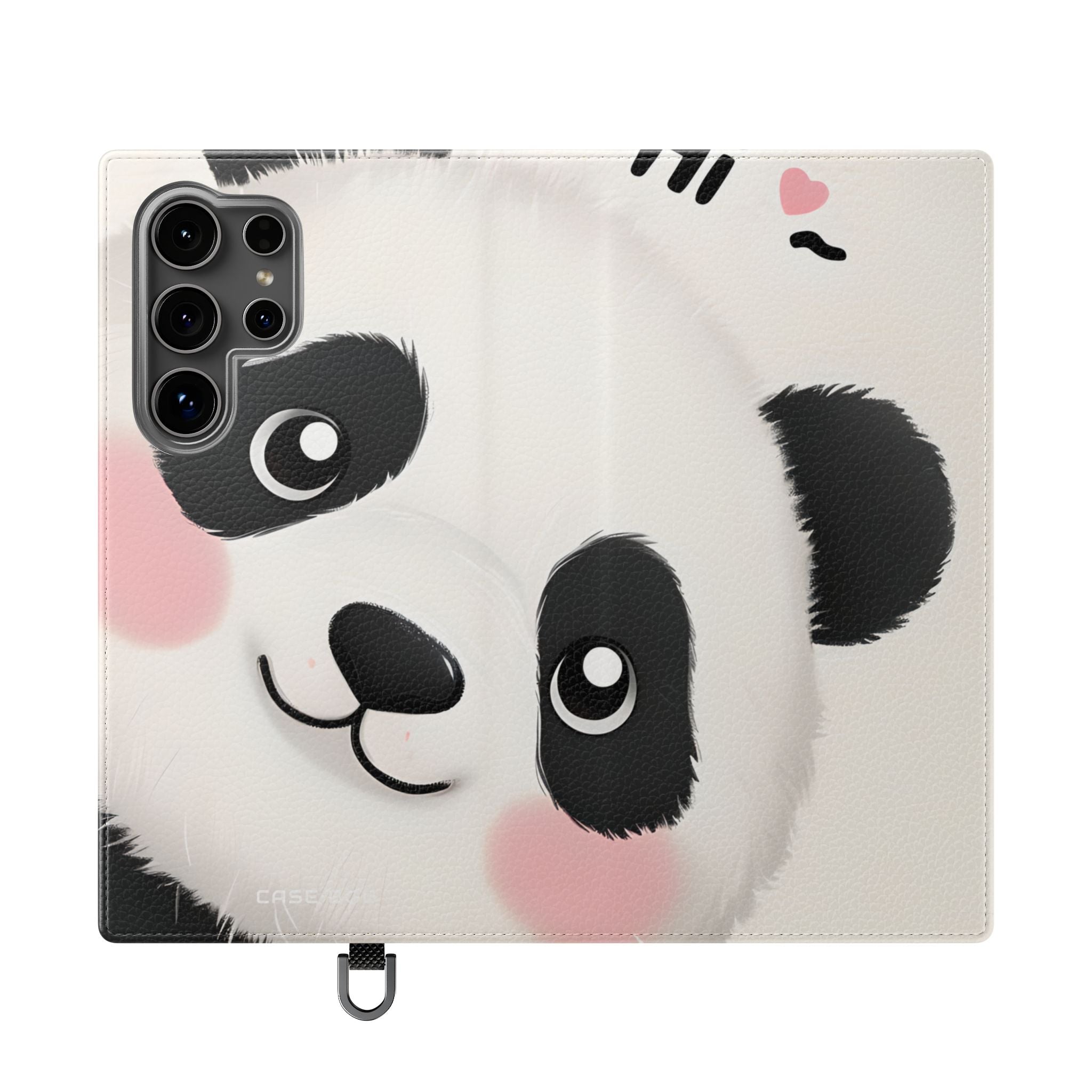 Peeking Panda Blush - Samsung S24 Ultra Case - Wallet