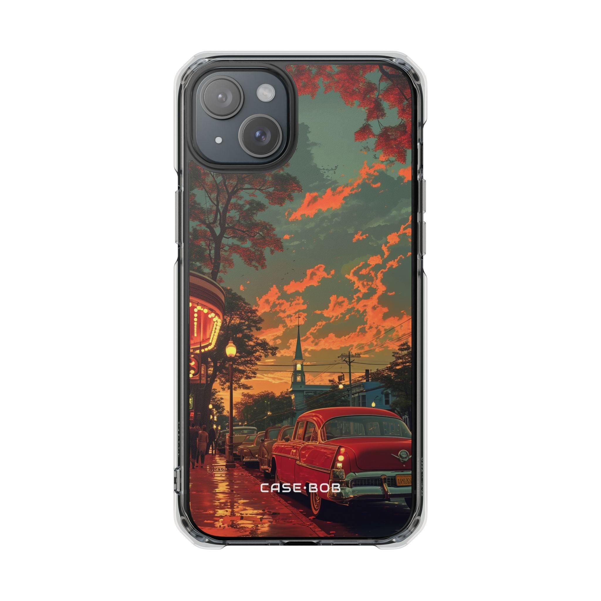 Crimson Classic iPhone 15 Plus Case - Impact