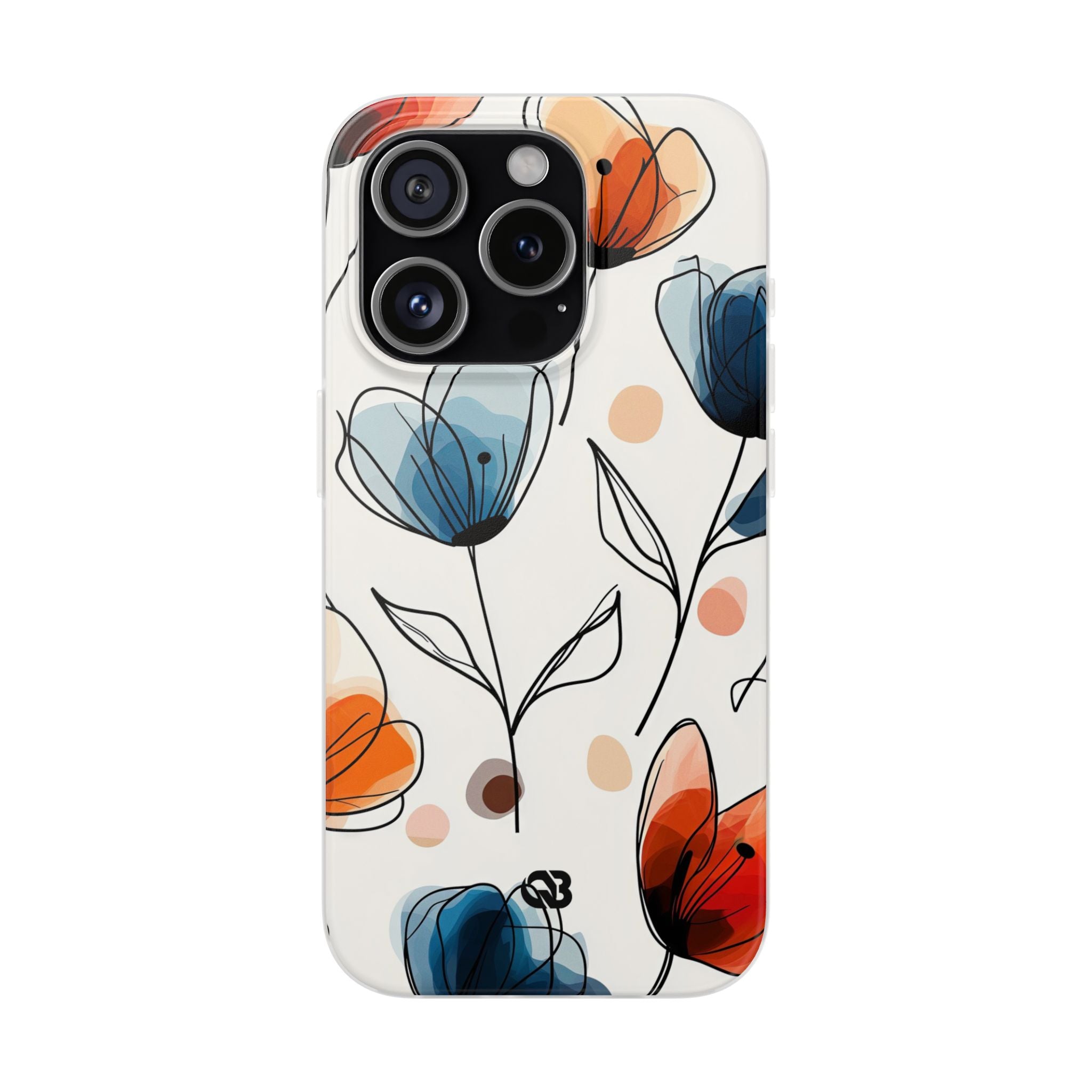 Ink Watercolor Tulips · Soft Handyhülle für iPhone