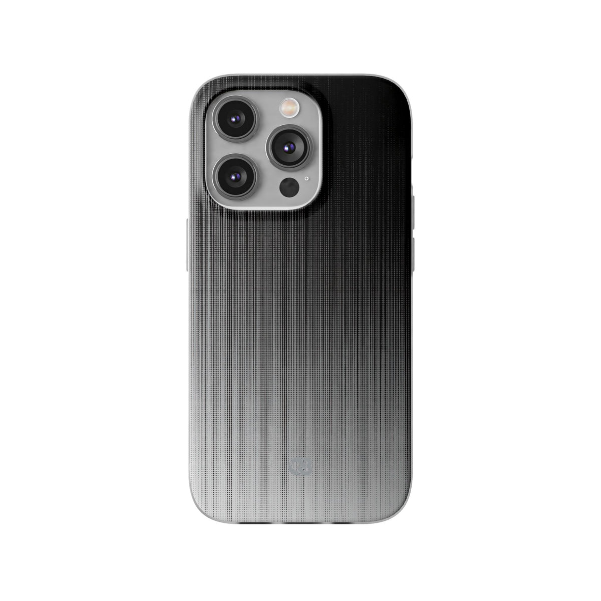 Grey Lite Phone Case for iPhone - Static Vertical Dither