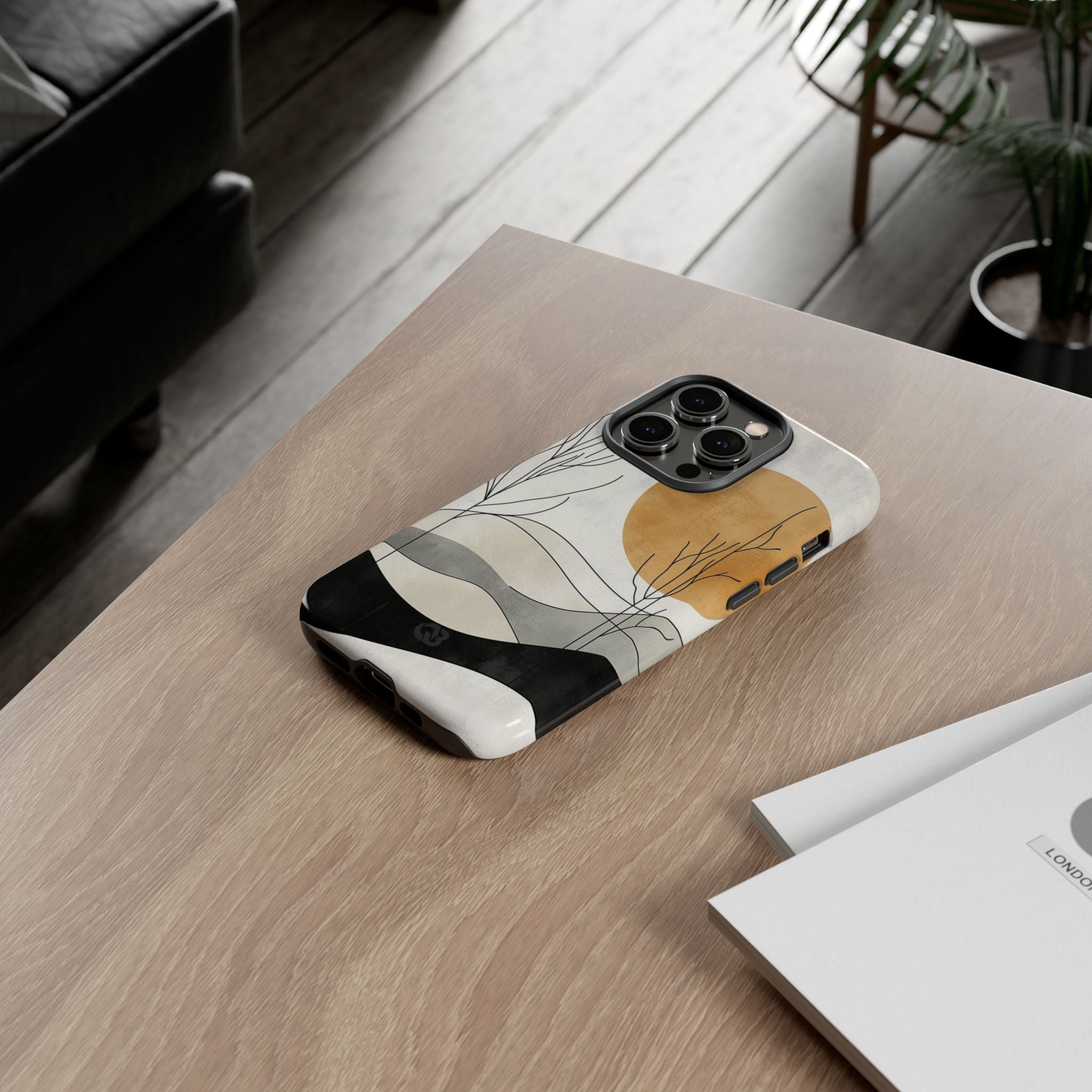 Burnt Horizon Lines · Custodia Tough per iPhone