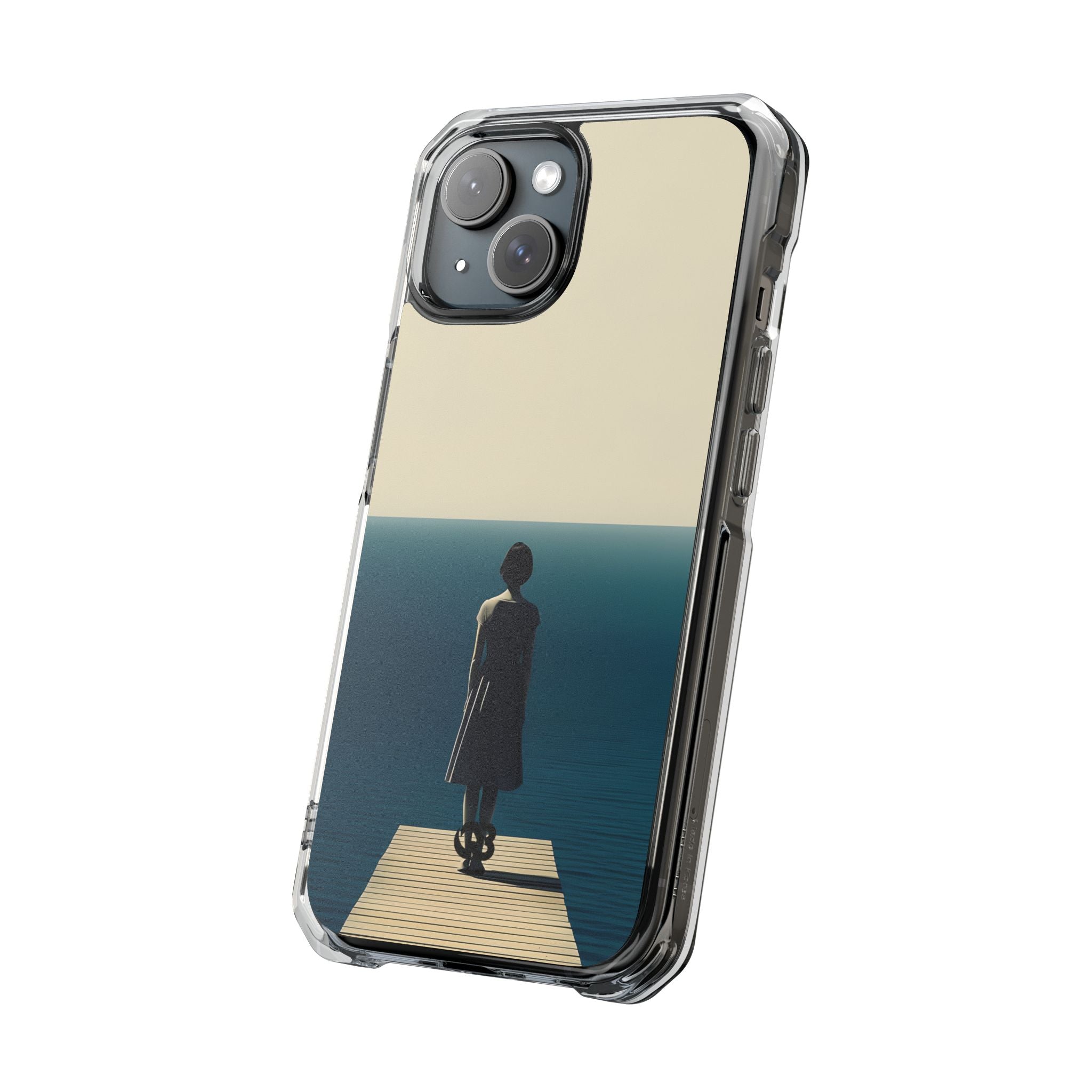 Solitary Blue Horizon · Impact Hoesje voor iPhone · Magsafe
