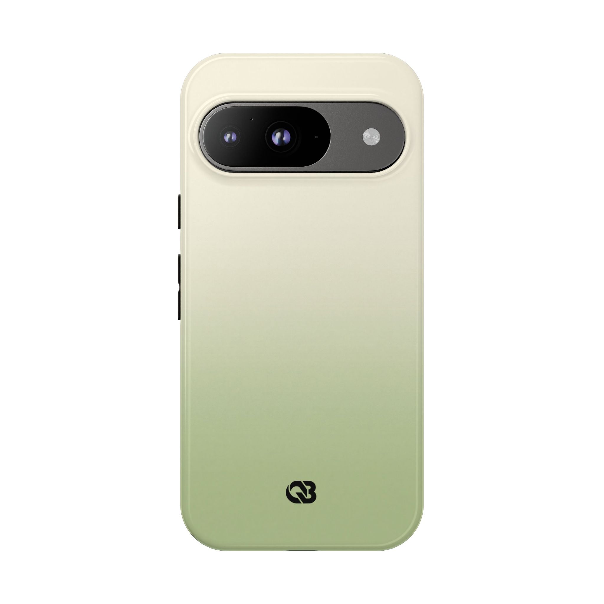 Green Tough Phone Case for Google Pixel - Bone Sage Fade