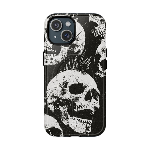 Punk Skull Riot · Tough 2.0 Magnetic Phone Case for iPhone · Black