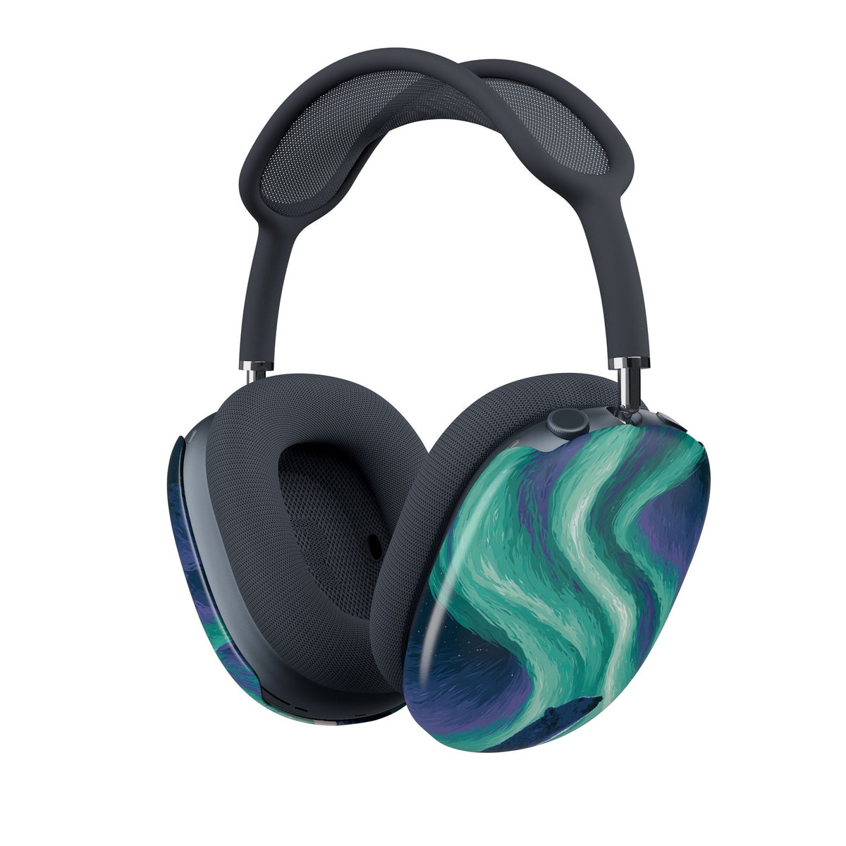 Arctic Aurora Bear · Hard Case for AirPods Max · Teal