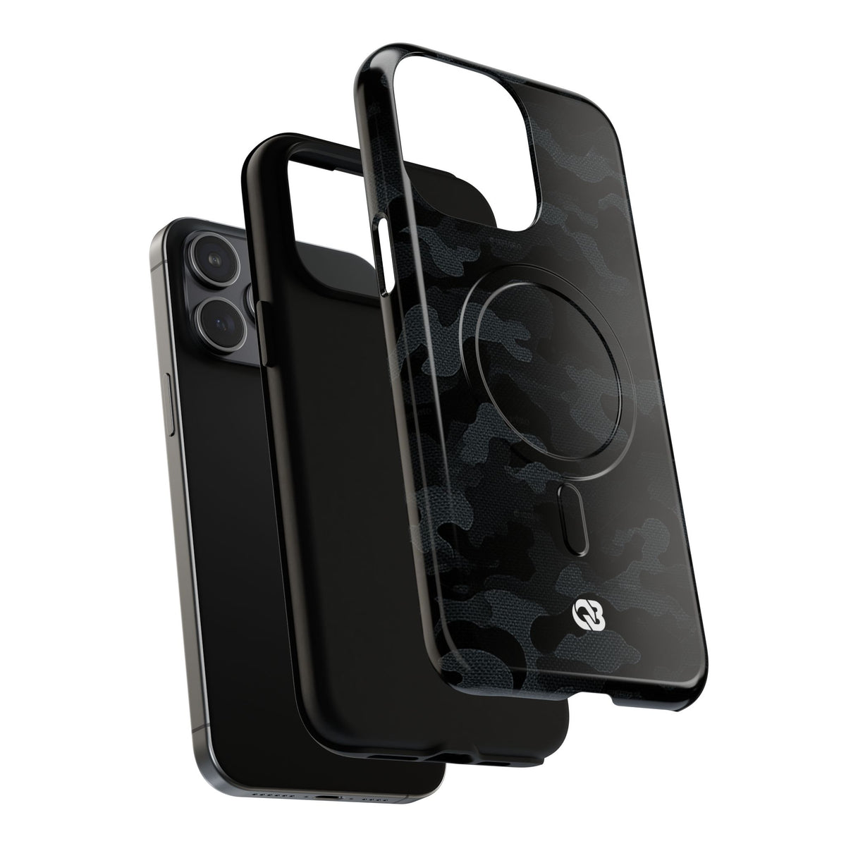 Blackout Urban Camo · Tough 2.0 Magnetic Phone Case for iPhone · Black