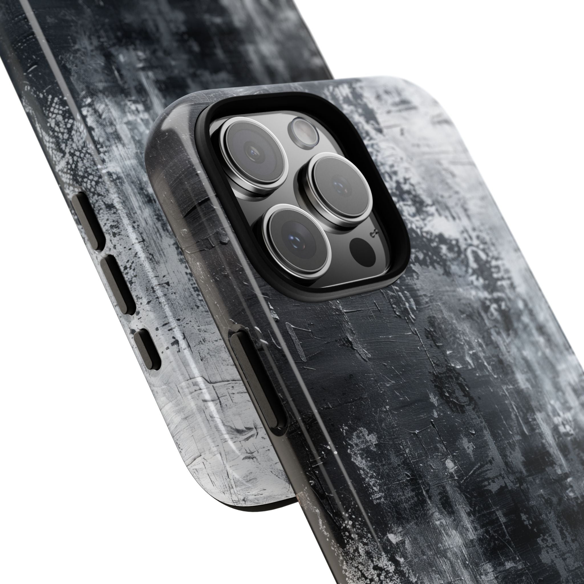 Textured Blackscape iPhone 16 Pro Max Case - Tough