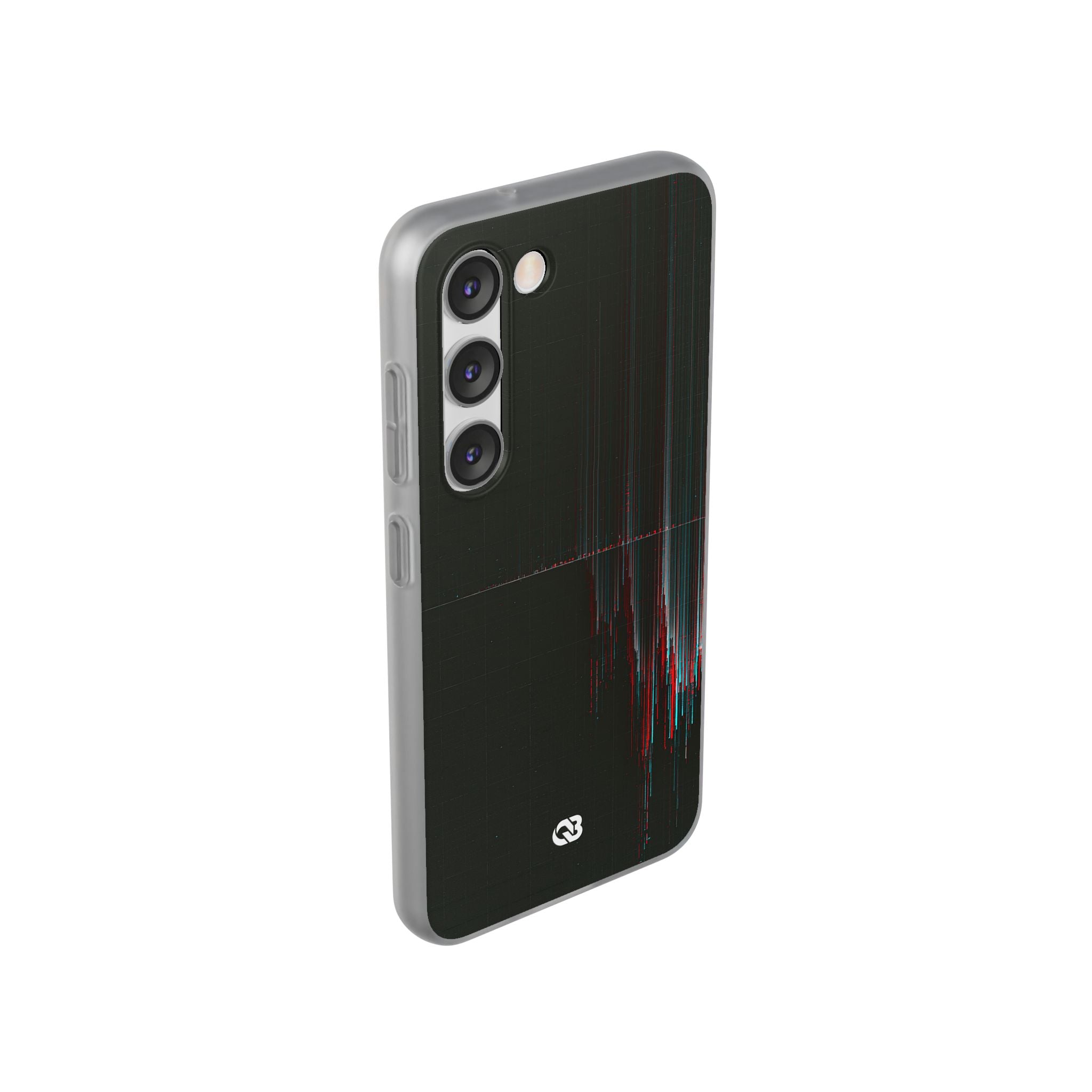Black Lite Phone Case for Samsung - Corrupted Data Stream
