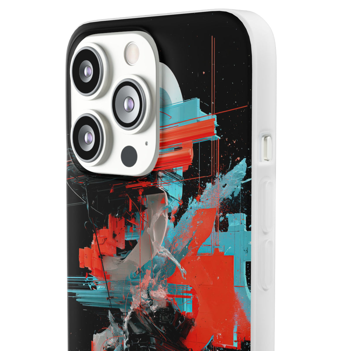 Fragmented Cyber Core · Lite Phone Case for iPhone · Black
