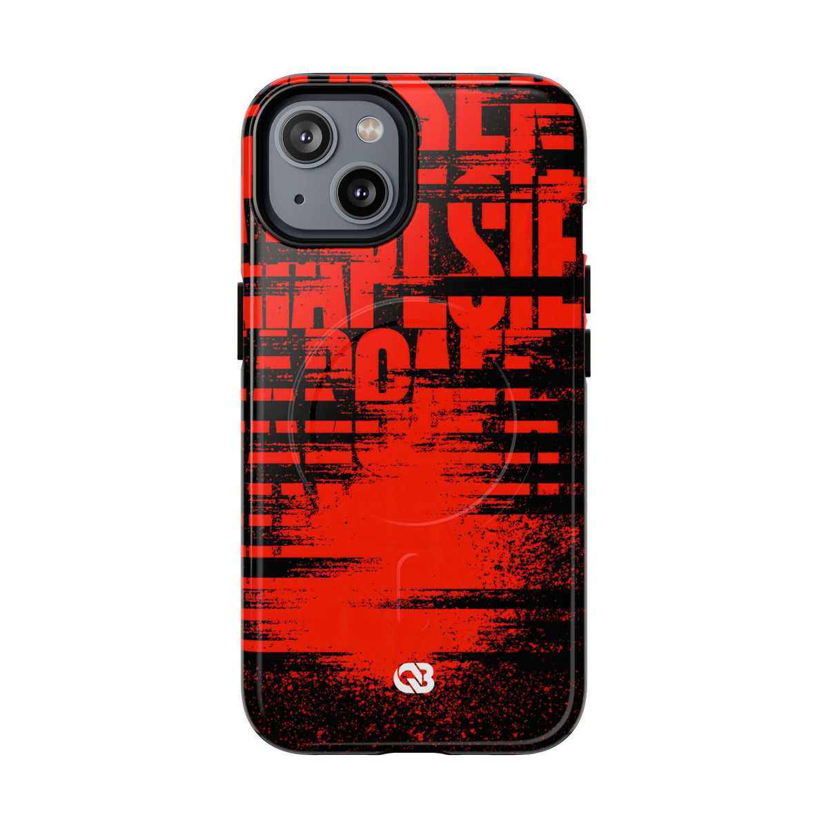 Crimson Redaction · Tough 2.0 Magnetic Phone Case for iPhone · Black